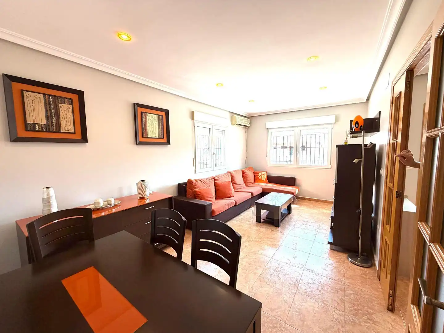 Living room of Duplexes for sale in San Javier  with Air Conditioner, Private garden and Storage room
