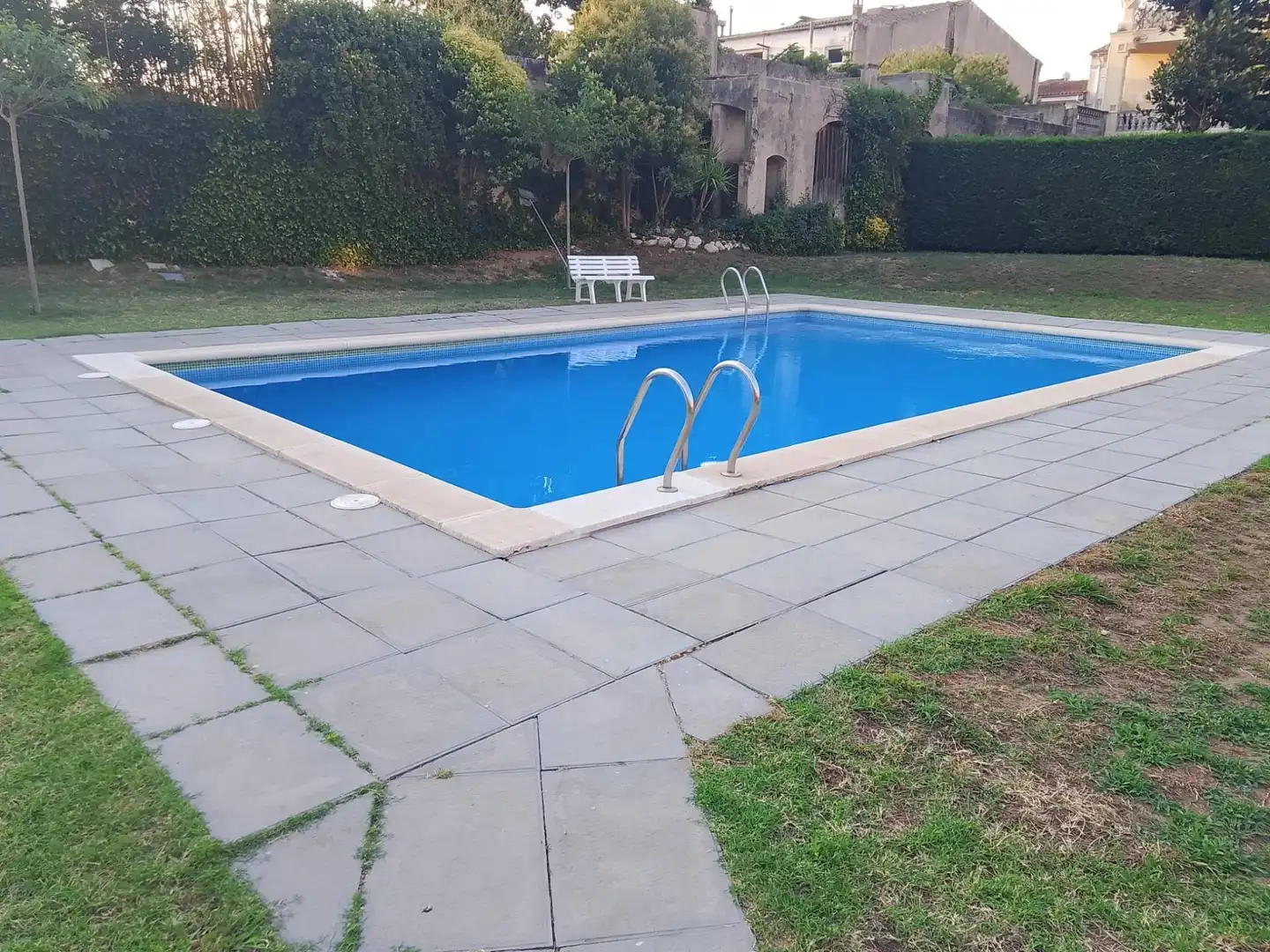Swimming pool of Ground floor for sale in Santa Coloma de Farners  with Air Conditioner, Heating and Terrace