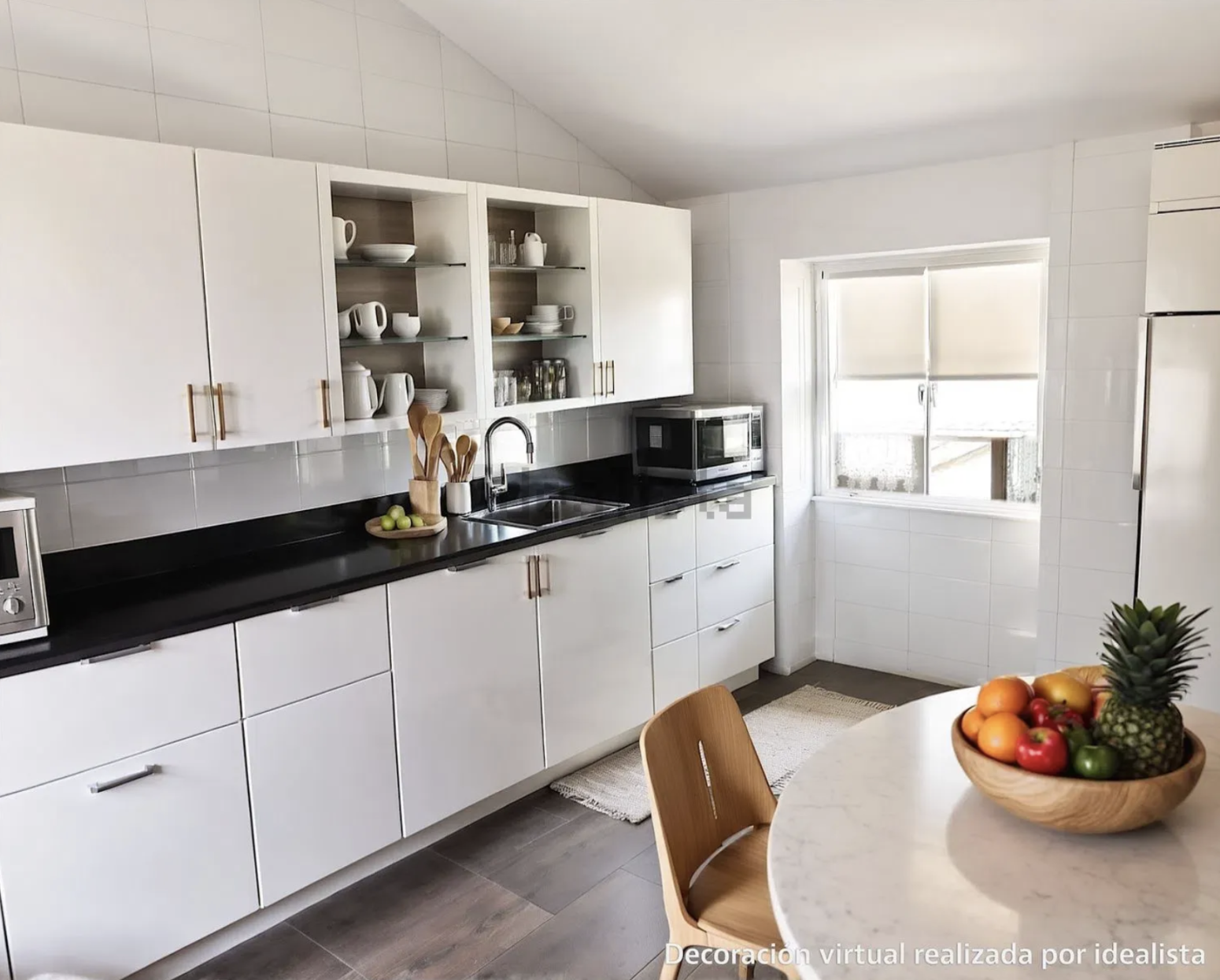 Cocina de Piso en venta en Oviedo  con Calefacción