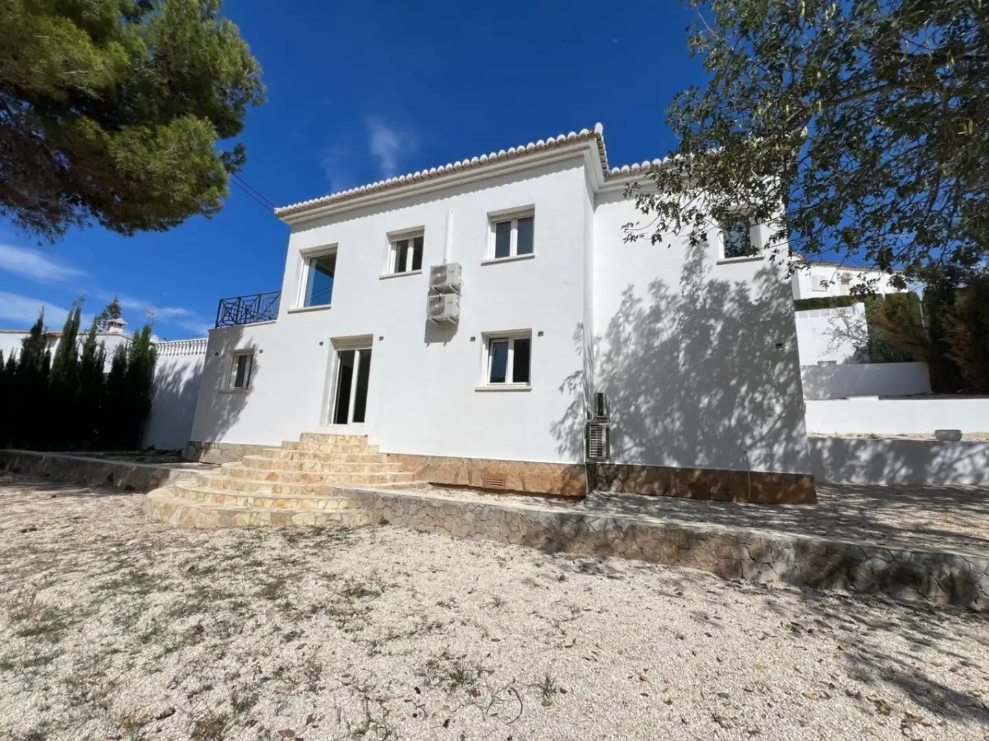 Vista exterior de Casa o chalet en venta en Dénia con Aire acondicionado, Calefacción y Jardín privado