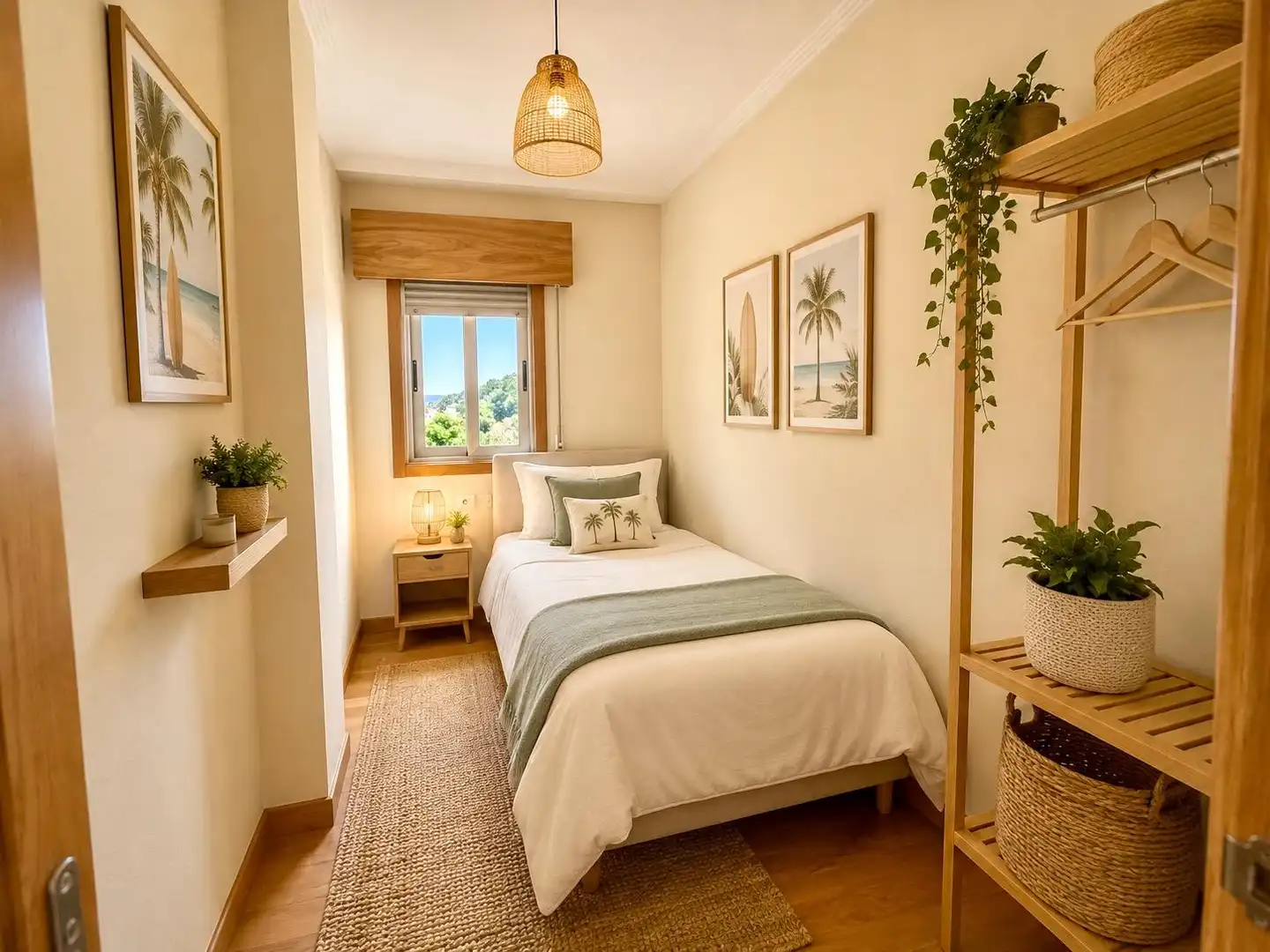 Schlafzimmer von Wohnungen zum Verkauf in O Grove   mit Heizung, Terrasse und Abstellraum
