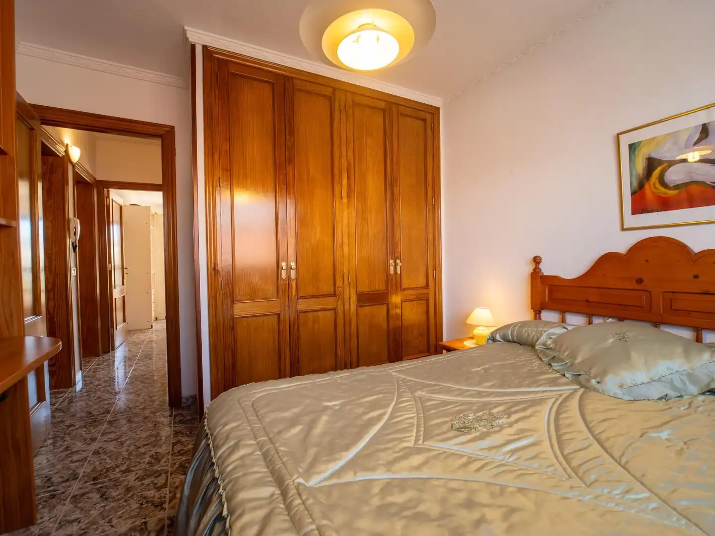 Dormitori de Casa adosada en venda en Candelaria amb Aire condicionat, Jardí privat i Piscina comunitària
