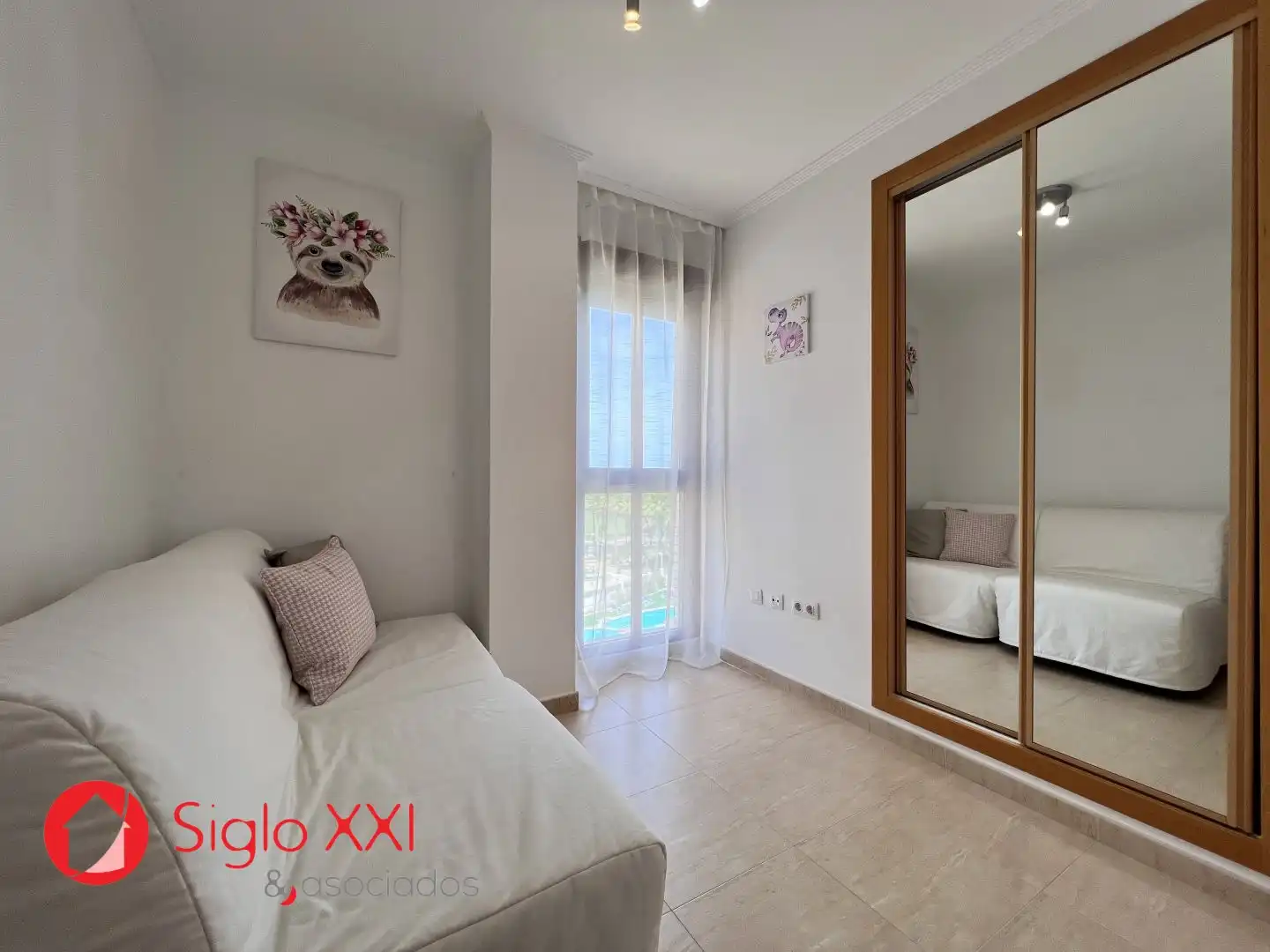 Schlafzimmer von Wohnung zum Verkauf in Oropesa del Mar / Orpesa mit Klimaanlage, Heizung und Terrasse