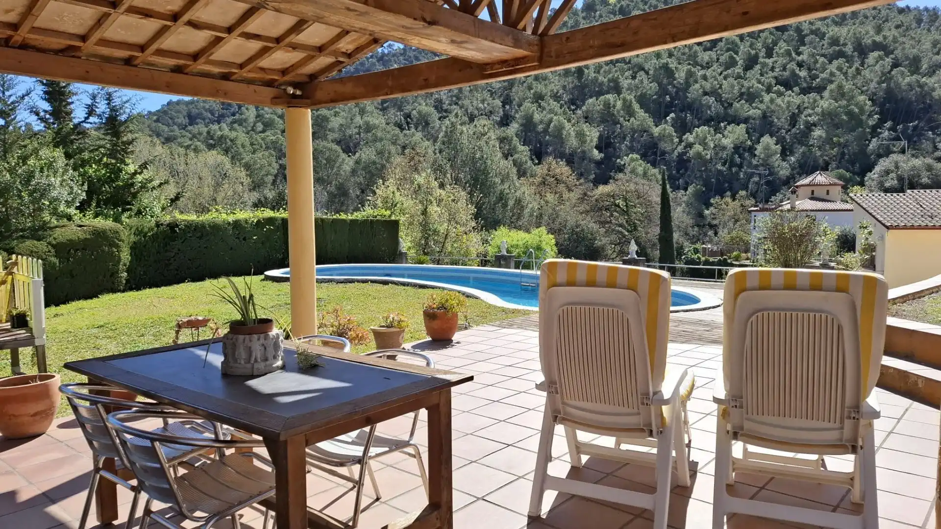 Terrassa de Casa o xalet en venda en Cervelló amb Calefacció, Terrassa i Piscina