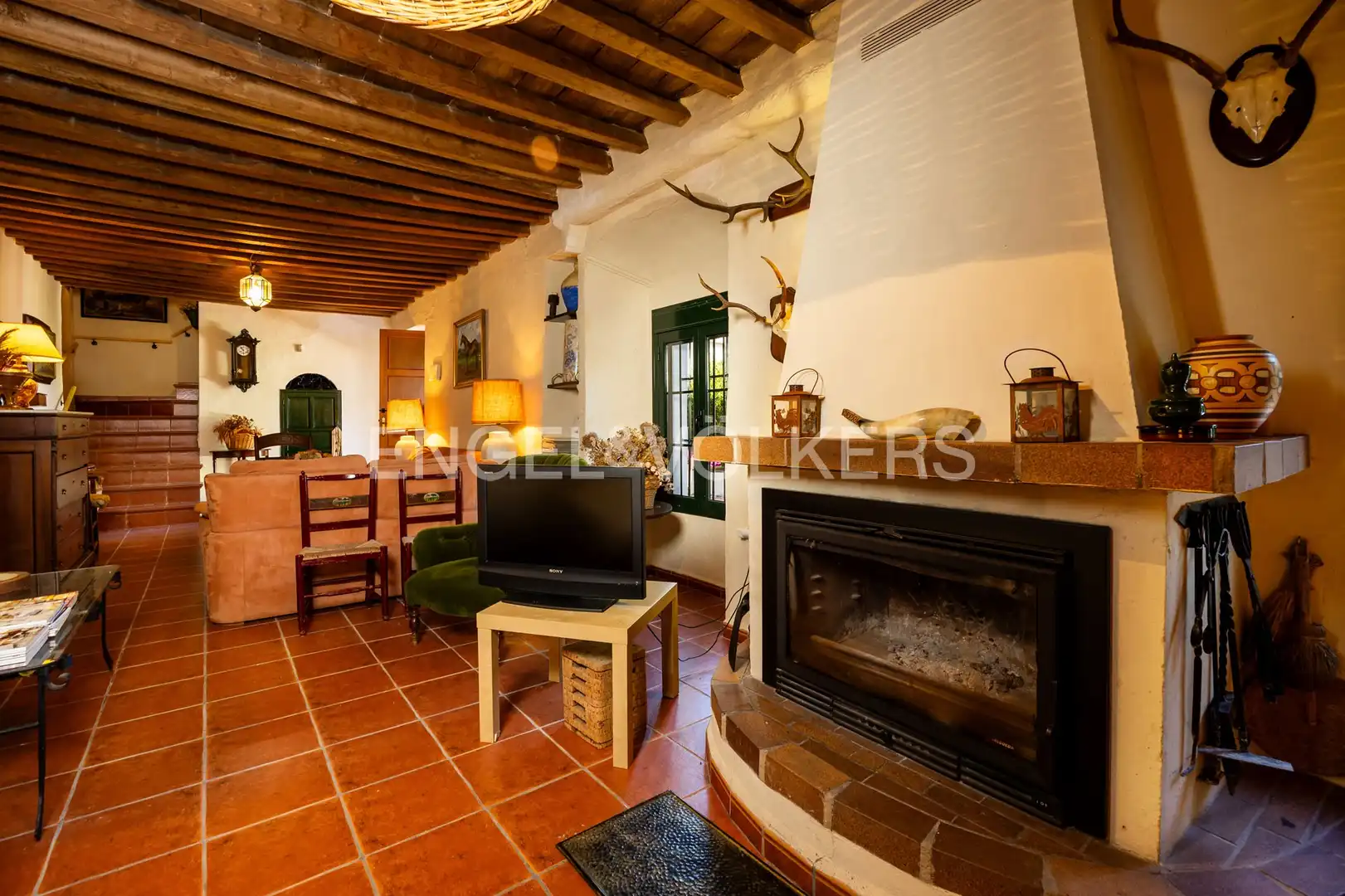 Living room of Country homes for sale in Grazalema  with Air Conditioner, Heating and Private garden