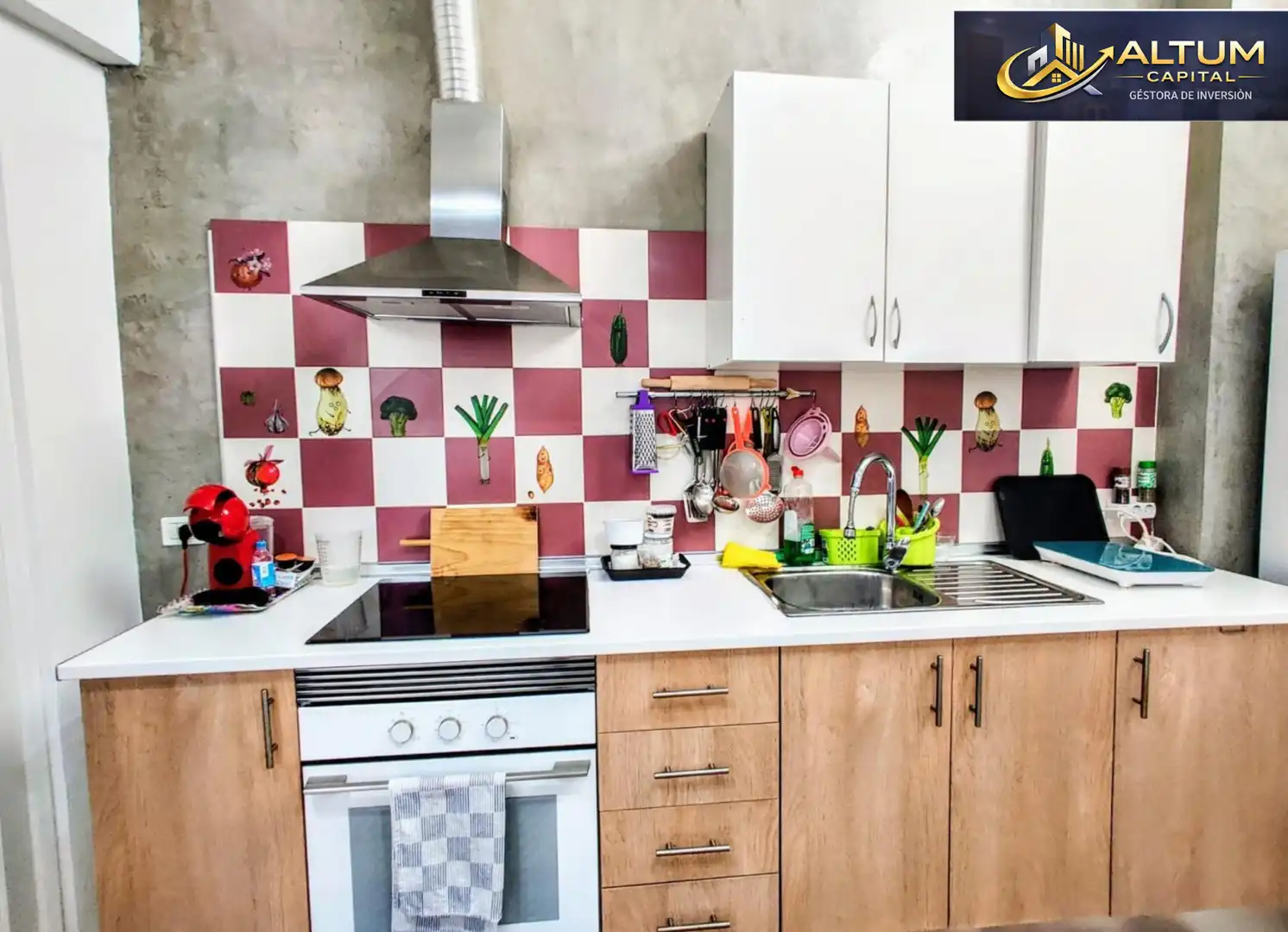 Kitchen of Flat for sale in Arona  with Furnished, Oven and Washing machine