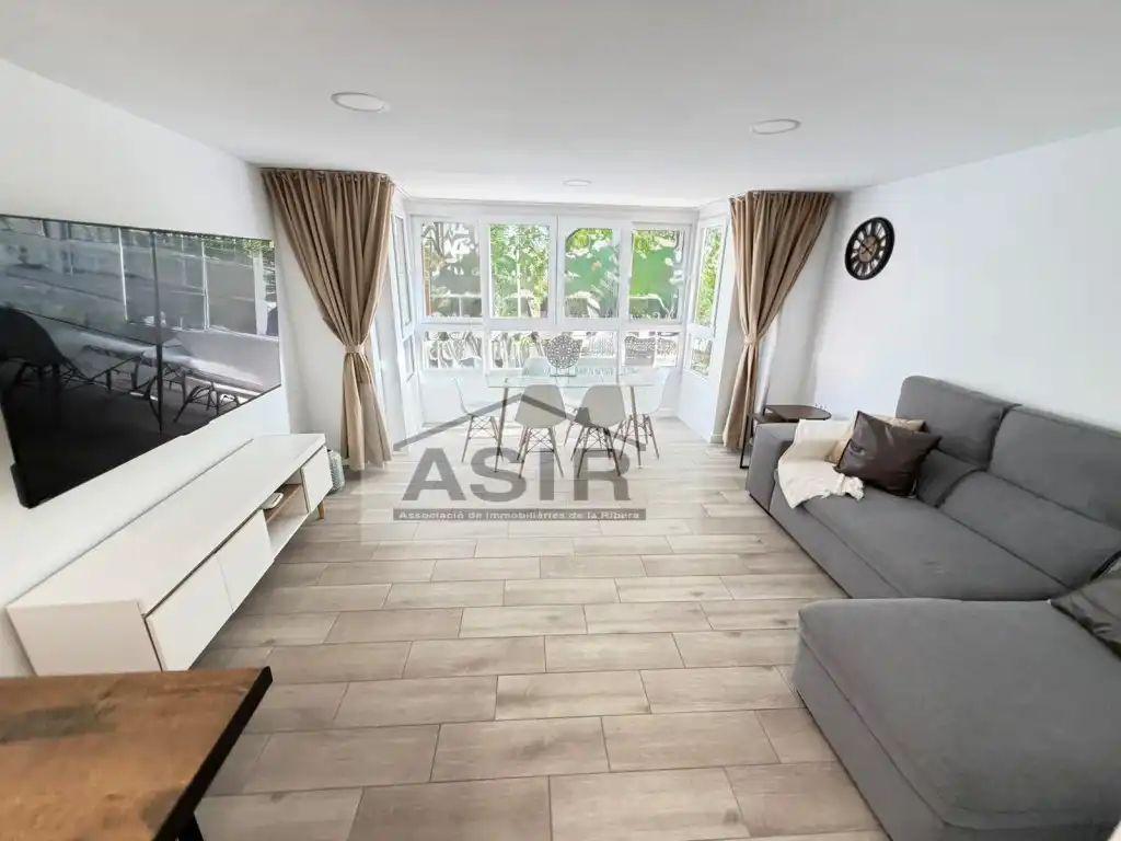 Sala de estar de Piso en venta en Alzira con Aire acondicionado