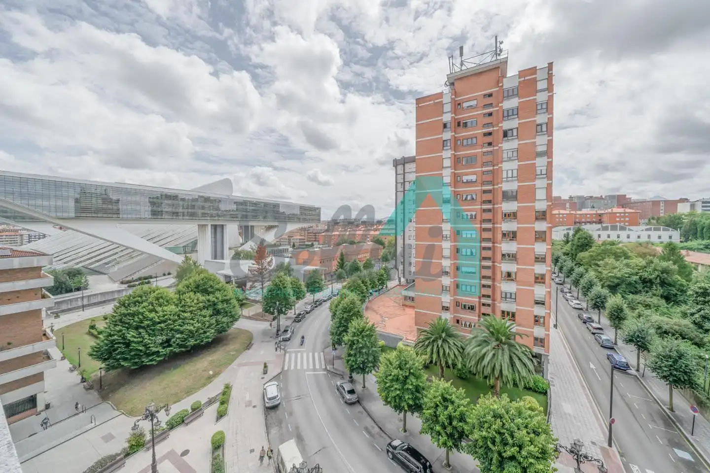 Exterior view of Flat for rent in Oviedo   with Heating, Parquet flooring and Terrace