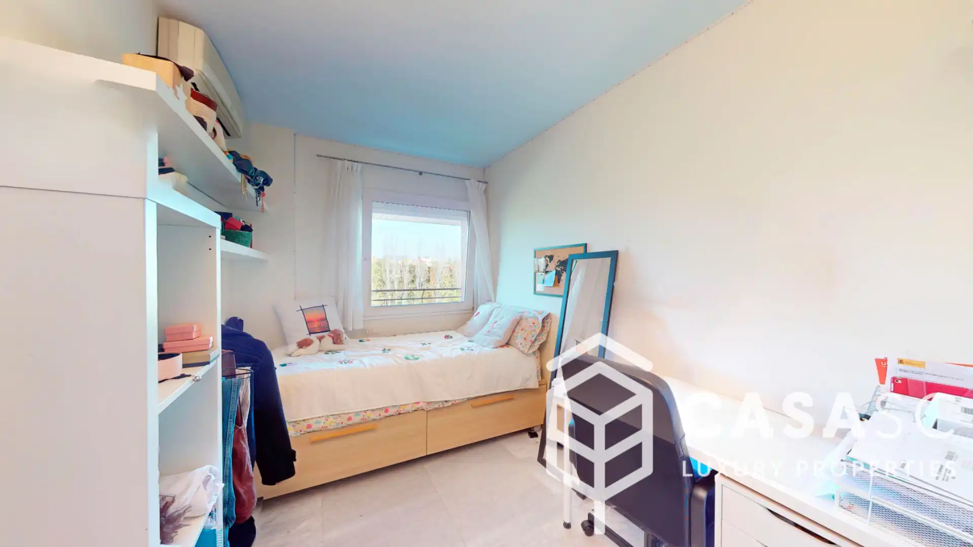 Bedroom of Attic for sale in Sant Cugat del Vallès  with Air Conditioner, Heating and Parquet flooring