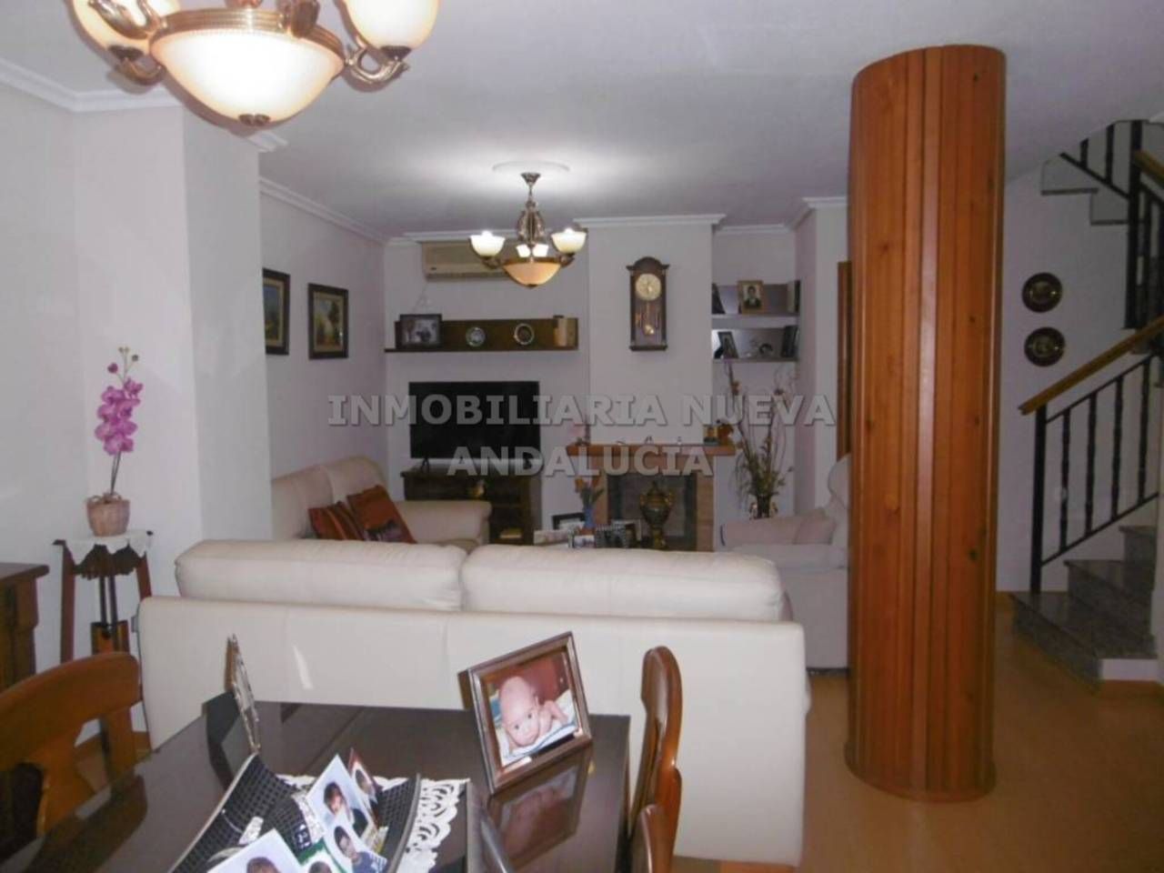 Living room of House or chalet to rent in  Almería Capital  with Air Conditioner, Terrace and Furnished