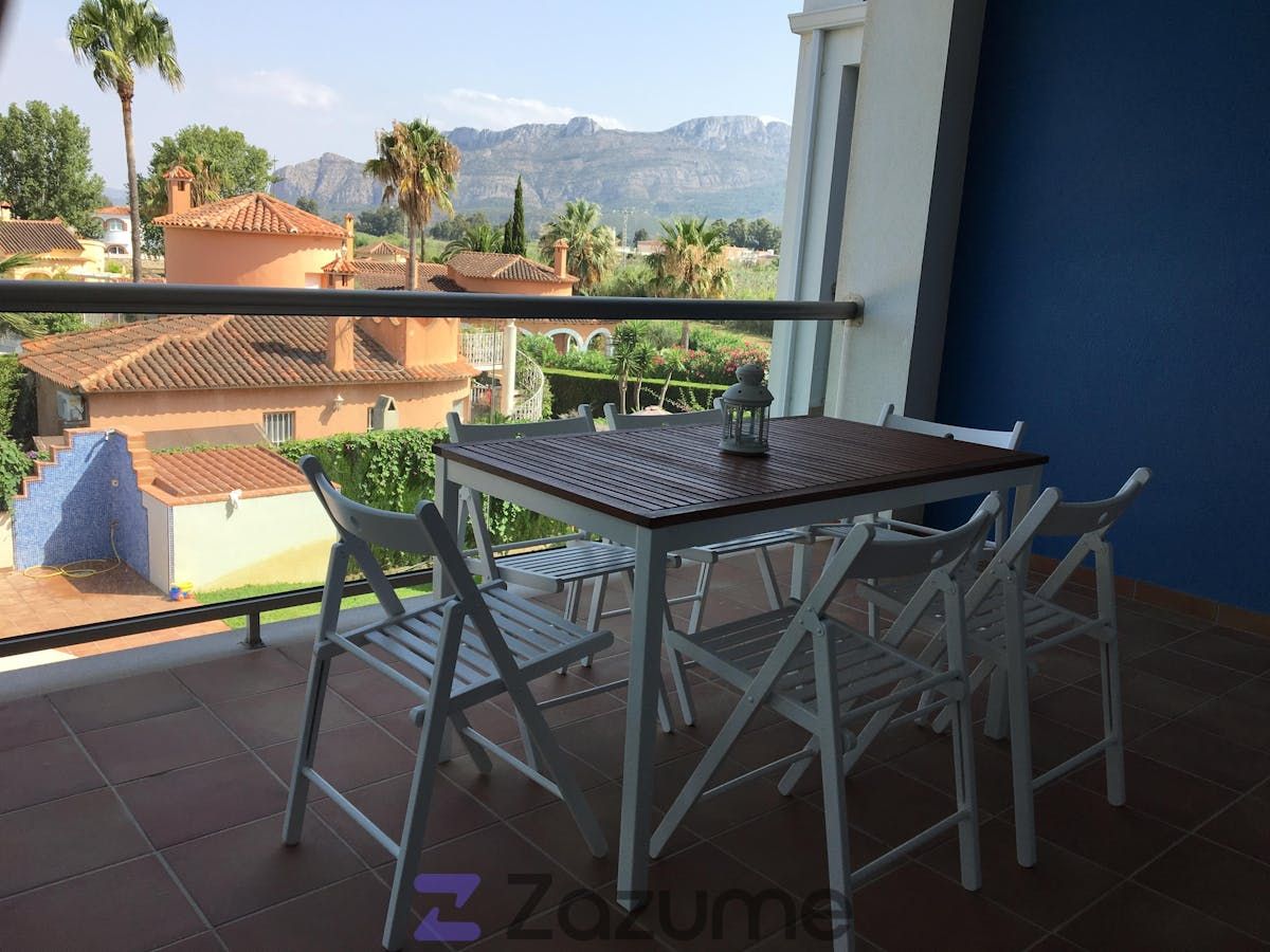 Terrace of Flat to rent in Dénia  with Air Conditioner, Heating and Terrace