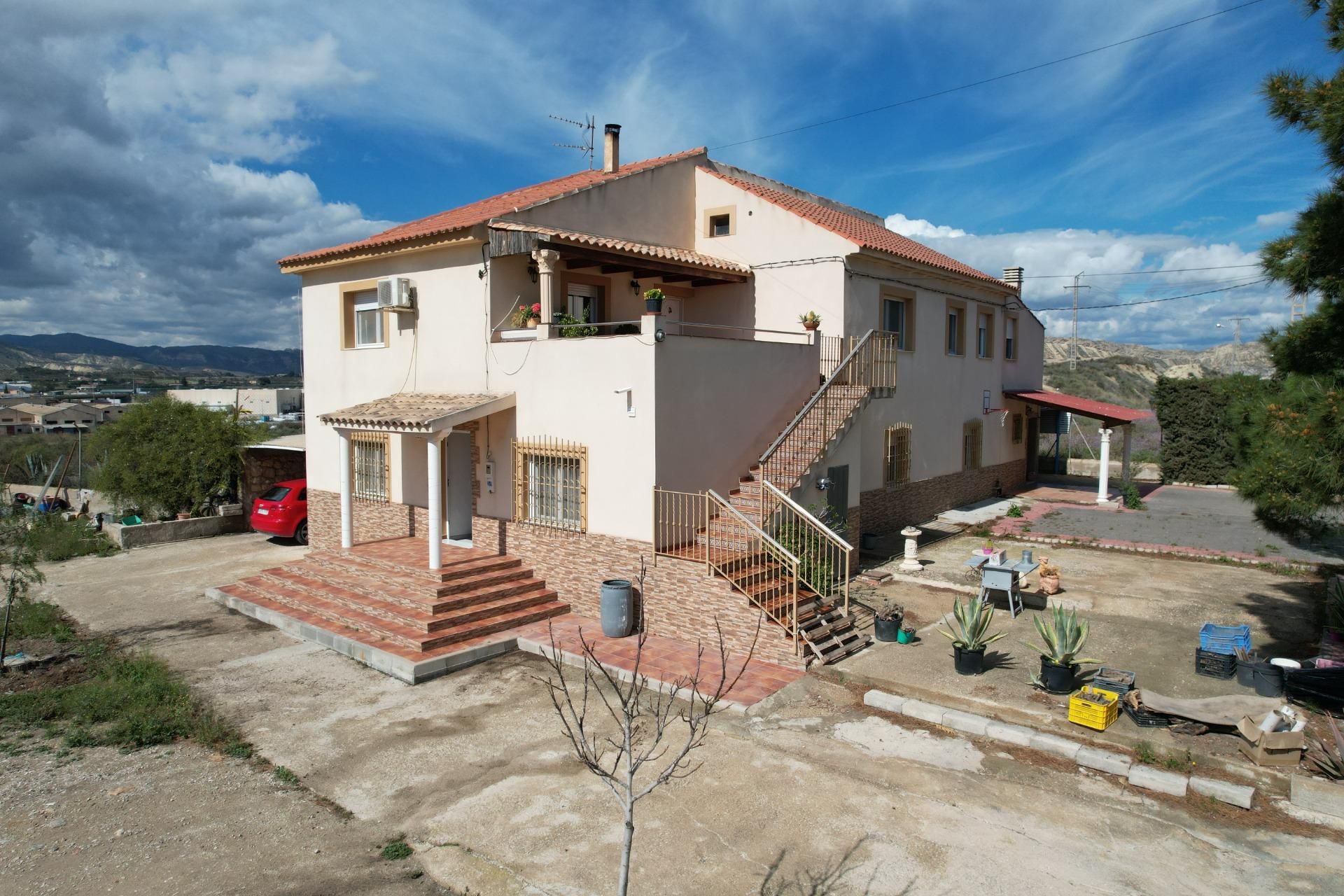 Exterior view of House or chalet for sale in Lorca  with Private garden and Storage room