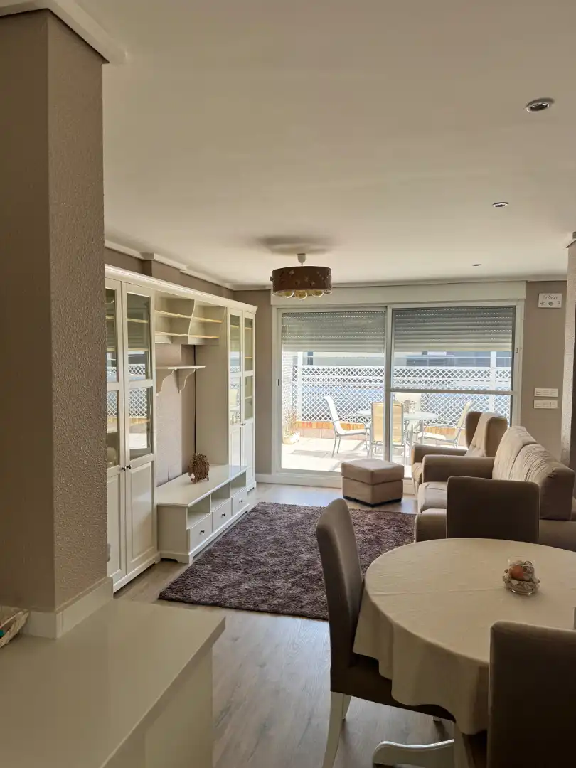 Living room of Attic for rent in Orihuela  with Air Conditioner, Terrace and Furnished