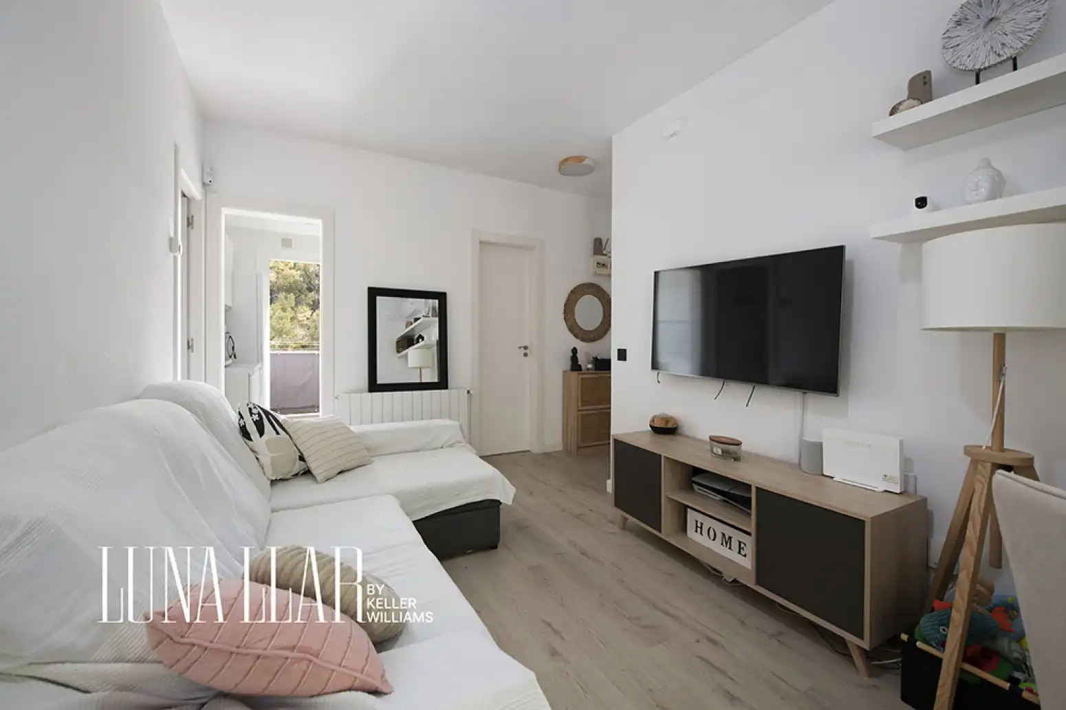 Living room of Attic for sale in Castelldefels  with Air Conditioner and Terrace