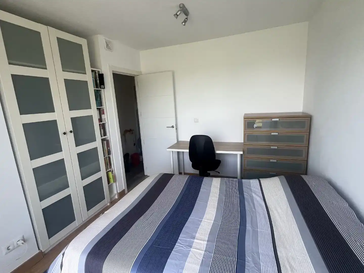 Bedroom of Flat for rent in Piélagos  with Private garden, Parquet flooring and Furnished