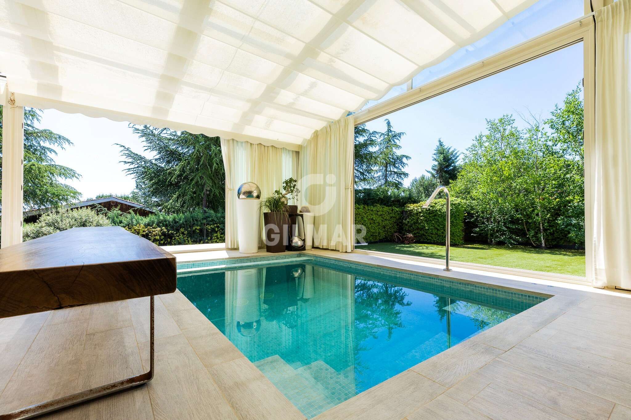 Swimming pool of House or chalet for sale in Galapagar  with Heating, Private garden and Swimming Pool