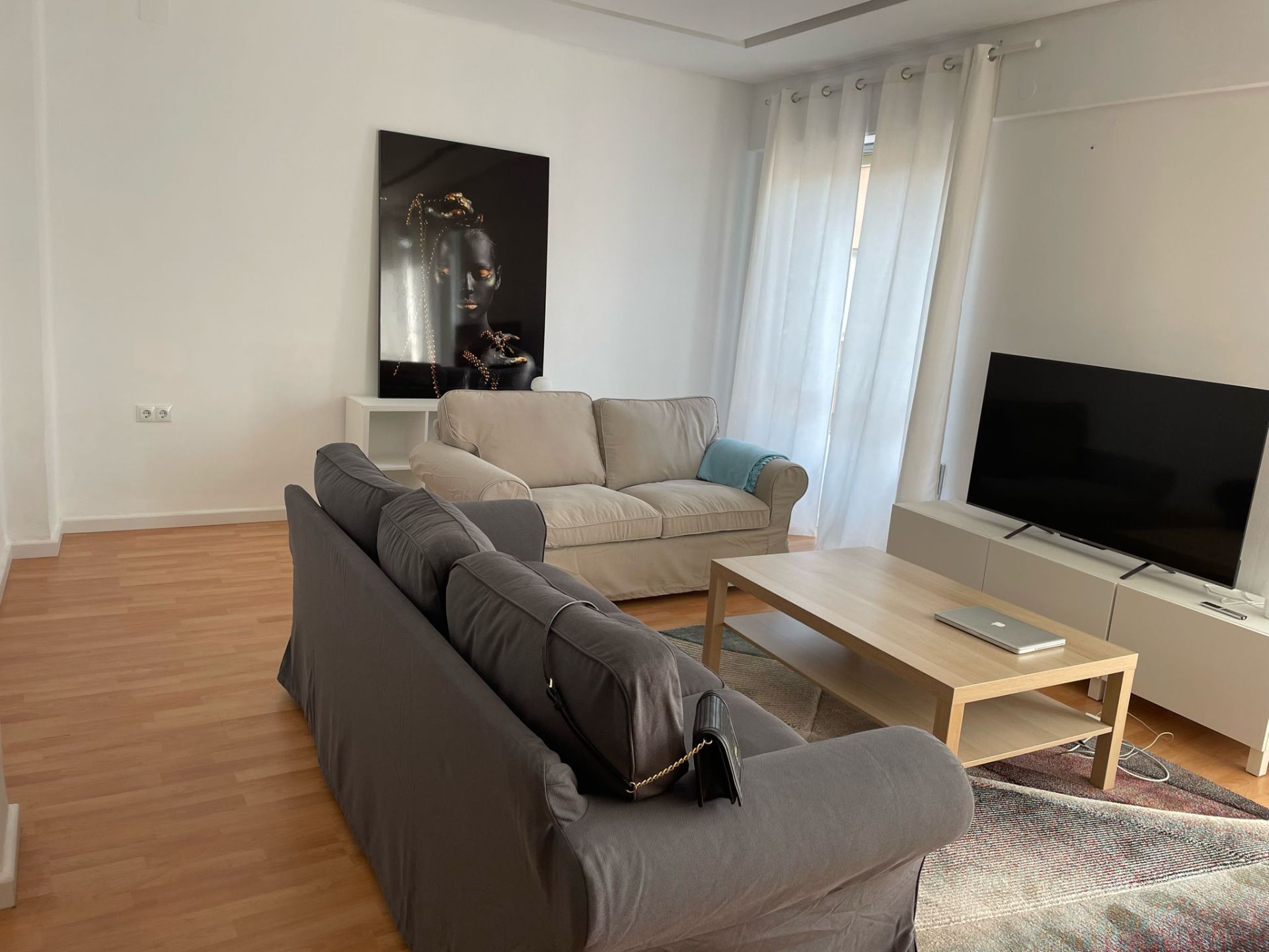 Sala de estar de Piso en venta en Oliva con Amueblado y Alarma