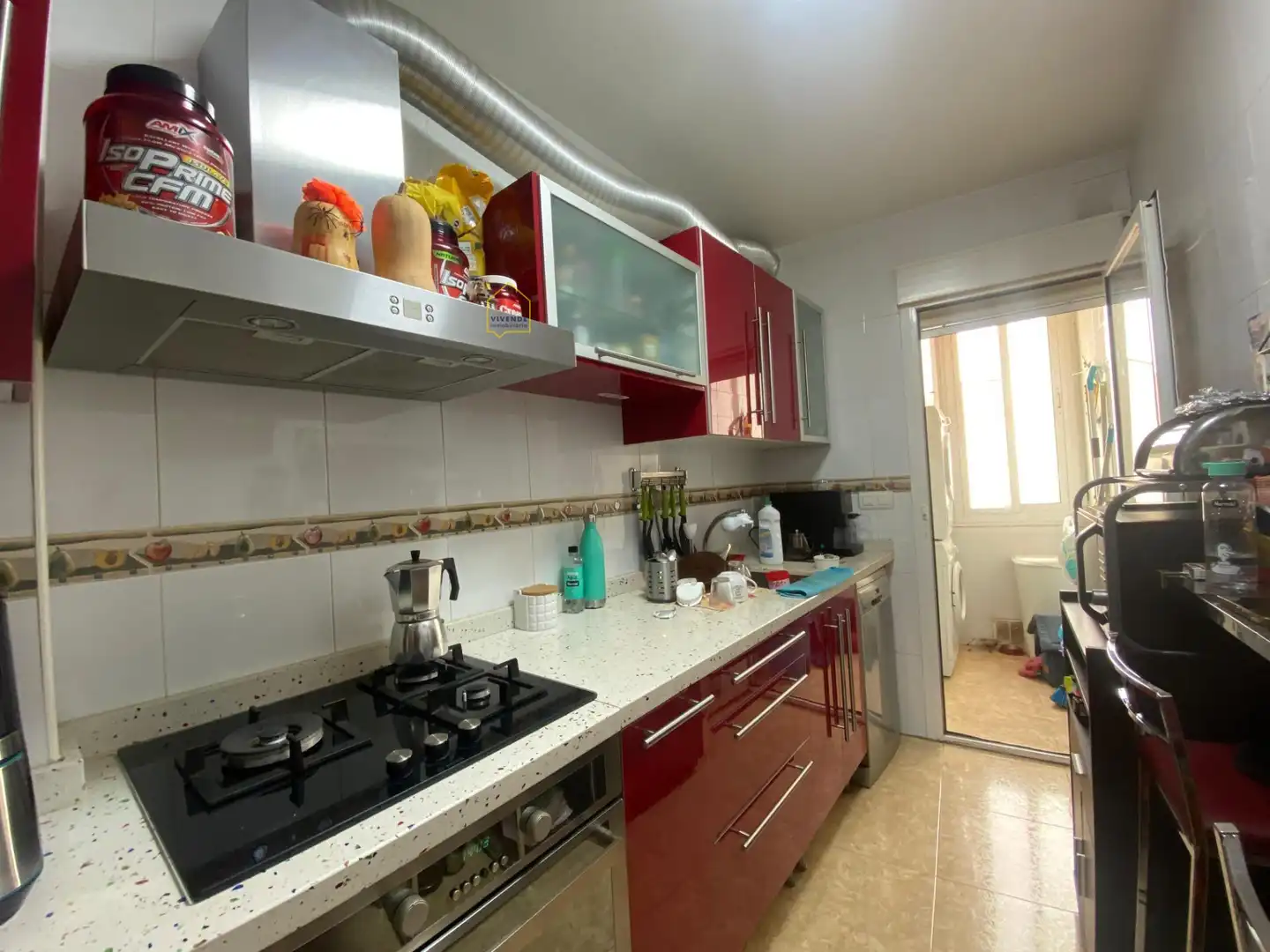 Küche von Dachboden zum Verkauf in Lorca mit Klimaanlage, Heizung und Terrasse