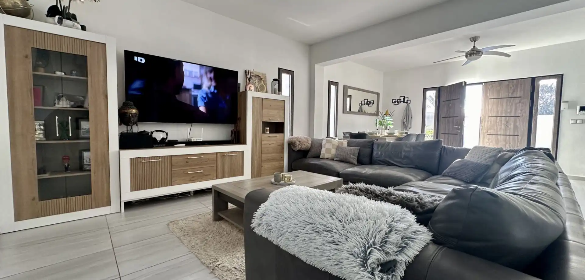 Sala de estar de Casa o chalet en venta en Rojales con Aire acondicionado, Jardín privado y Terraza