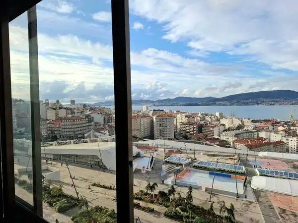 Exterior view of Flat for sale in Vigo   with Heating, Terrace and Balcony