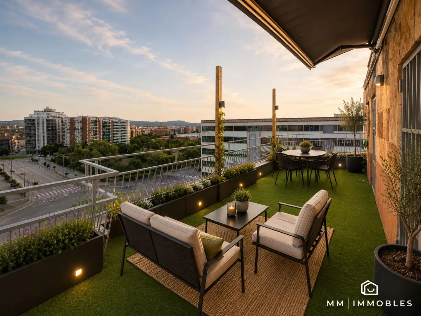 Terrasse von Dachboden zum Verkauf in Granollers mit Terrasse