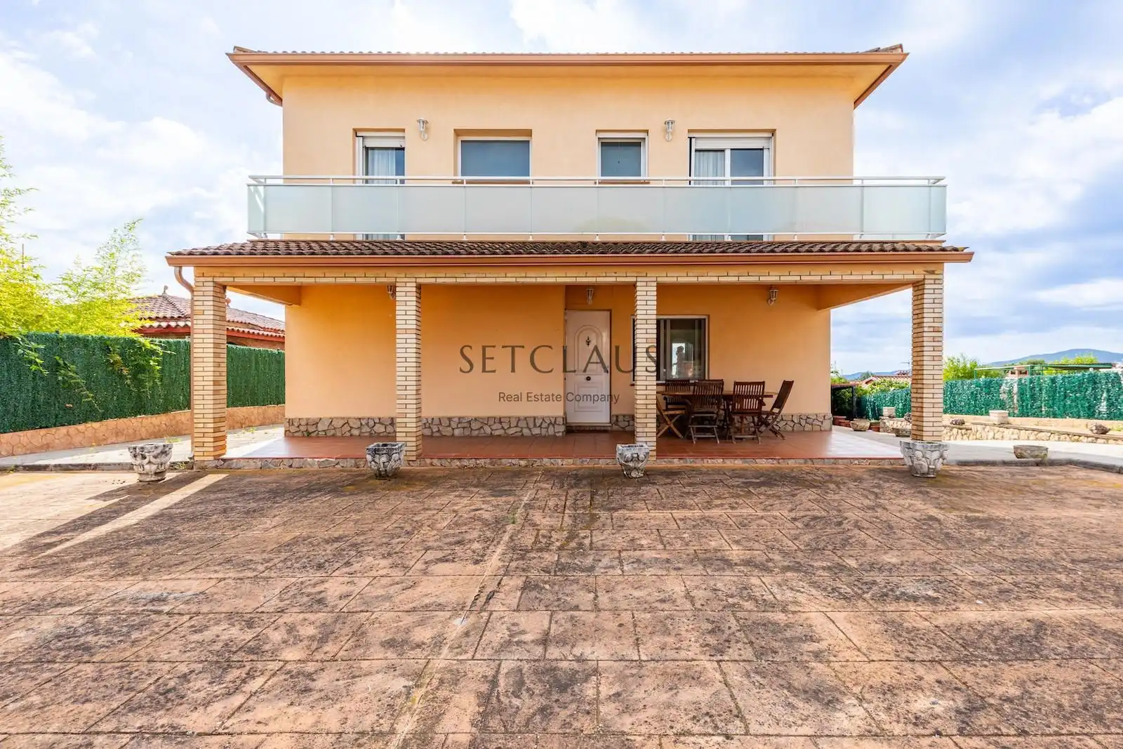 Vista exterior de Casa o xalet en venda en Fogars de la Selva amb Calefacció, Jardí privat i Terrassa
