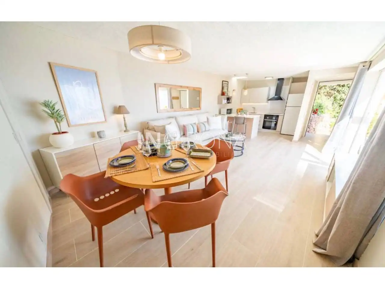 Sala d'estar de Casa o xalet de lloguer en Lloret de Mar amb Aire condicionat, Jardí privat i Terrassa