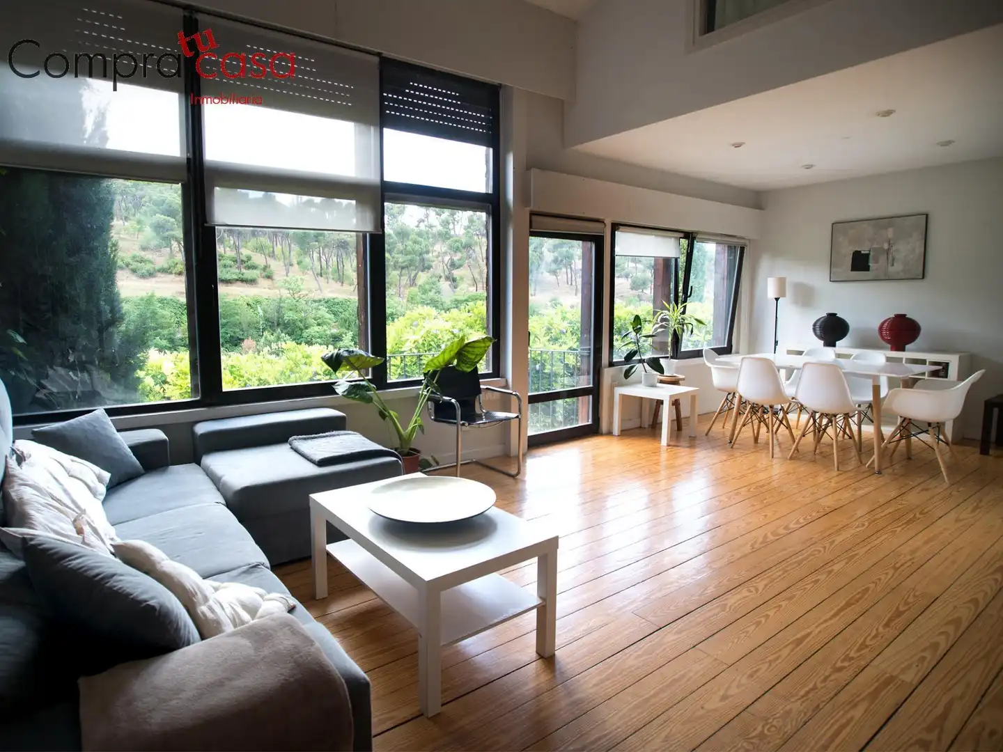 Living room of Houses for rent in Segovia  with Heating, Private garden and Storage room