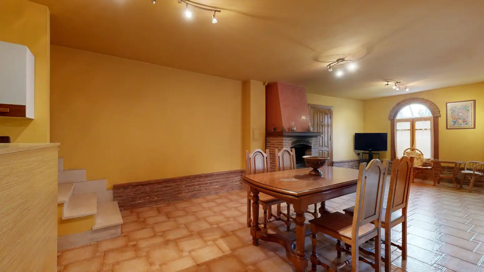 Dining room of Houses for sale in Tafalla  with Heating, Parquet flooring and Terrace