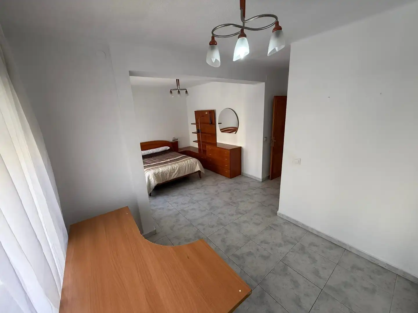 Bedroom of Flat for rent in Cáceres  with Heating, Furnished and Balcony