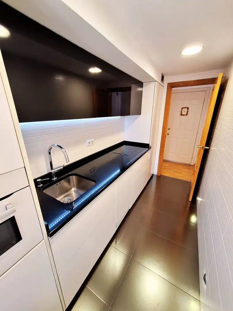 Cocina de Piso de alquiler en Madrid con Aire acondicionado, Calefacción y Parquet