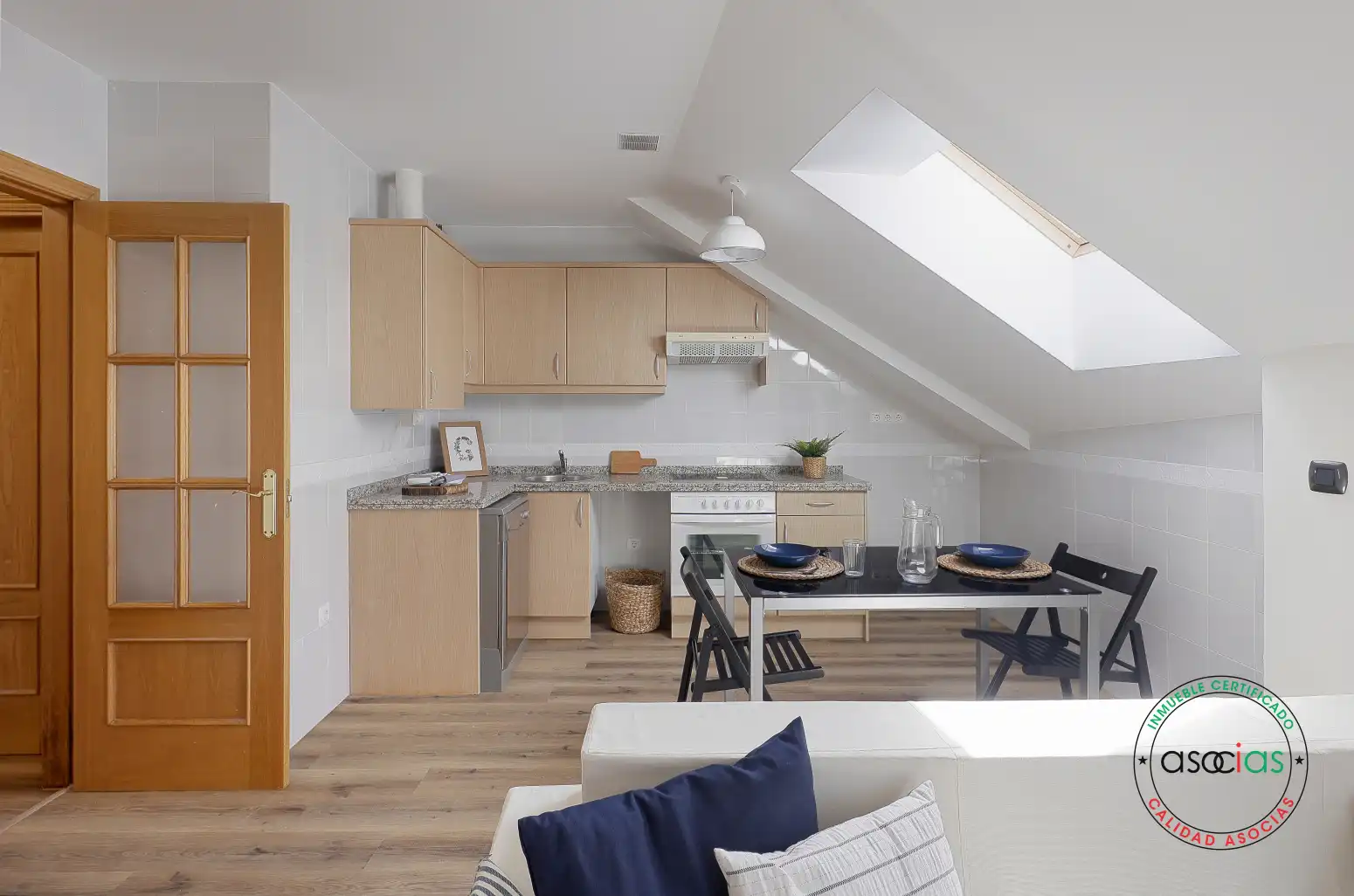 Cocina de Ático en venta en Gijón  con Calefacción, Terraza y Balcón