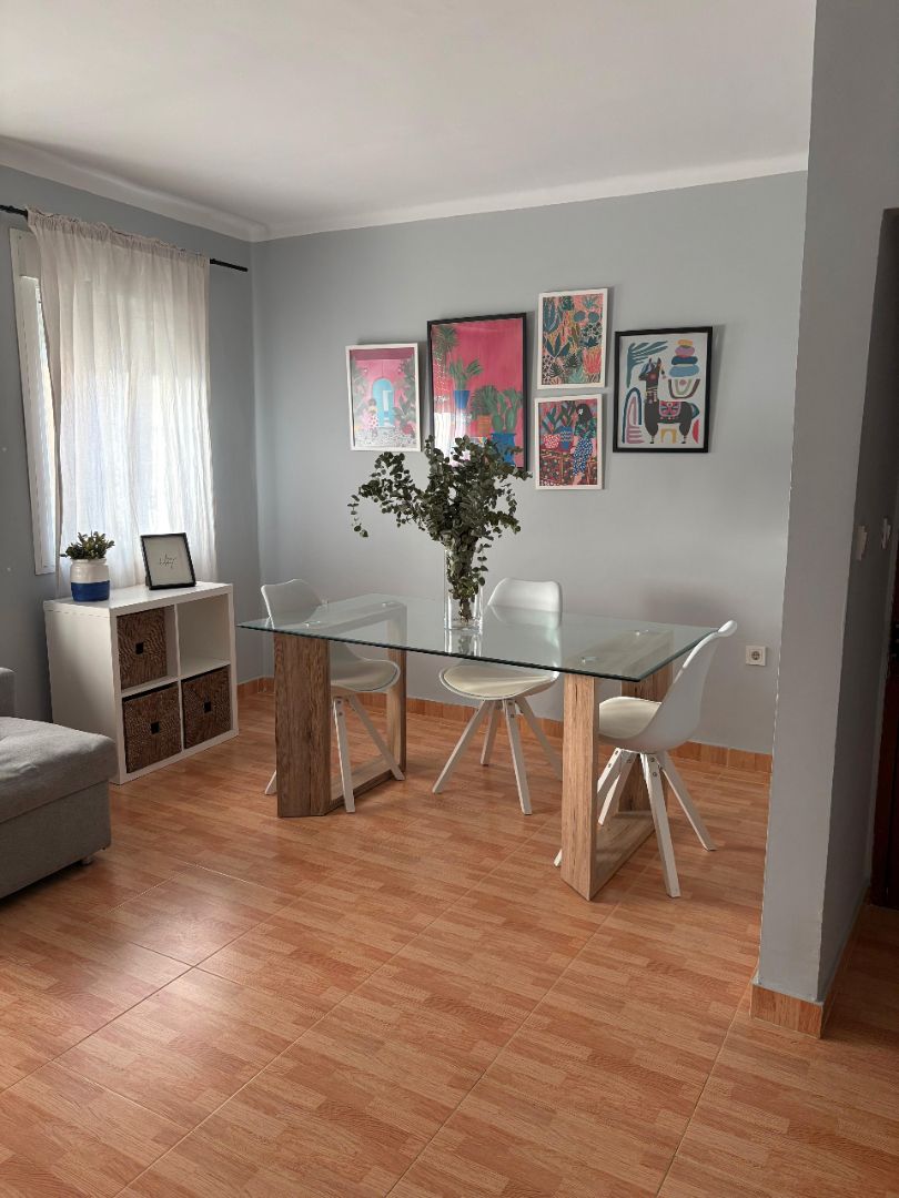 Dining room of Flat for sale in  Sevilla Capital  with Air Conditioner, Heating and Furnished