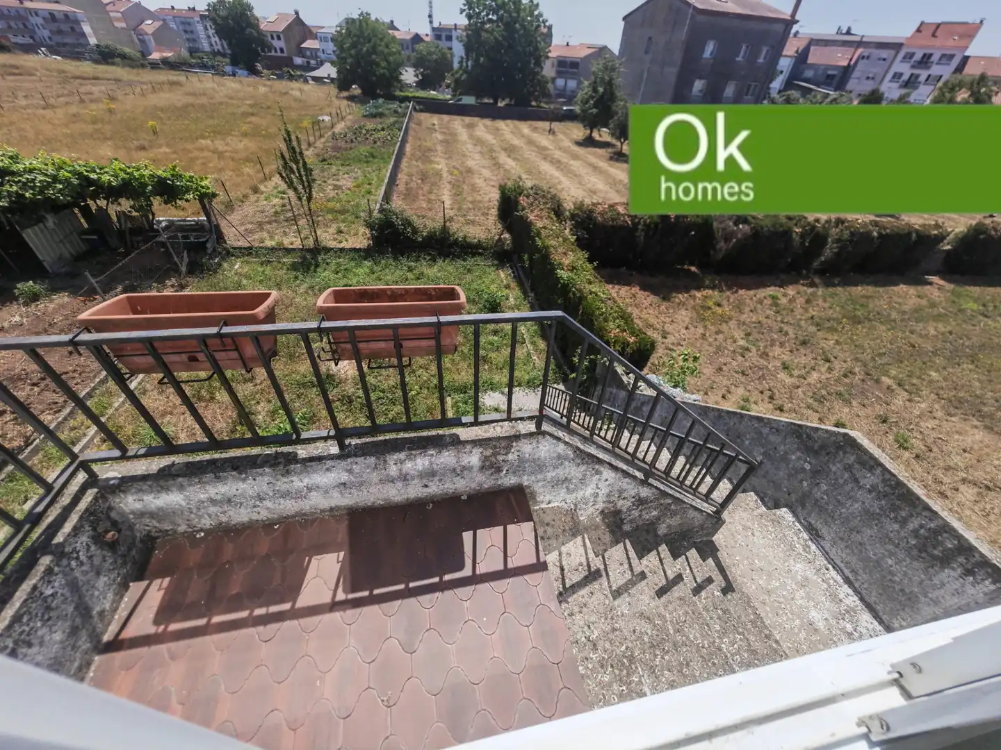 Terrassa de Casa adosada en venda en Arzúa amb Jardí privat, Parquet i Terrassa