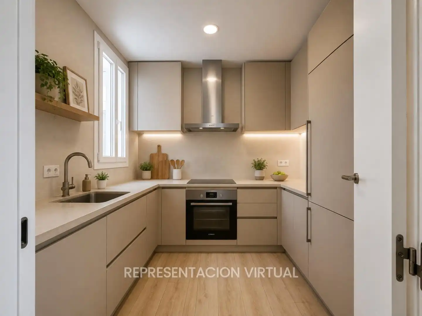Kitchen of Attic for sale in Madrid  with Heating, Terrace and Alarm