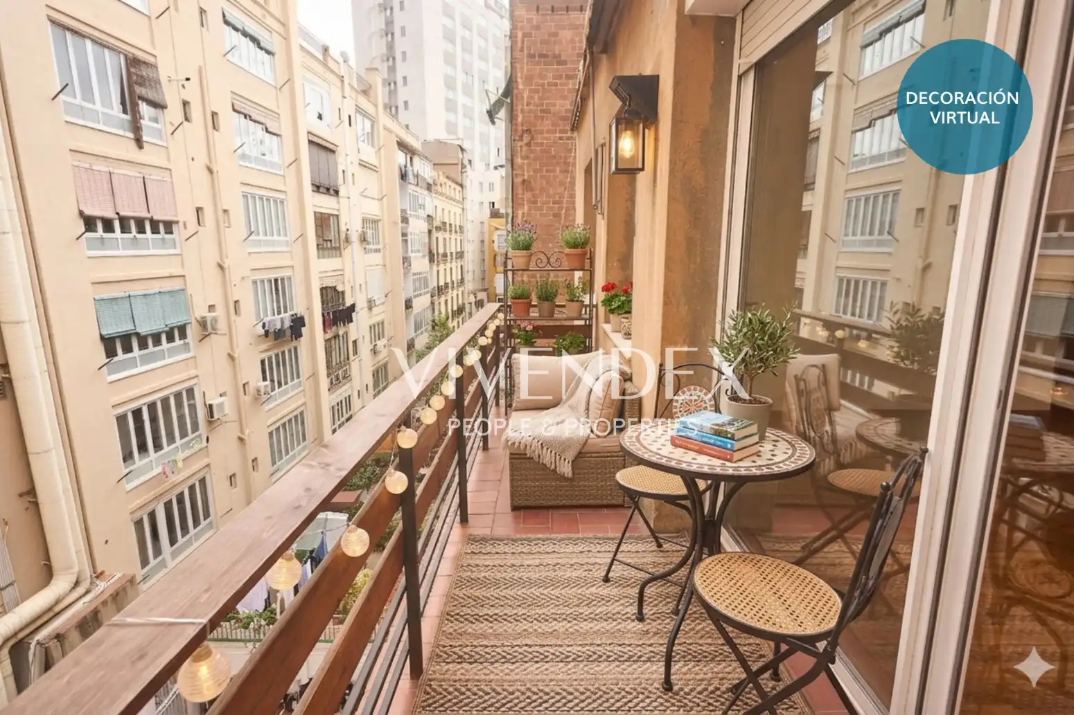 Terrace of Flat for sale in Barcelona  with Heating, Parquet flooring and Balcony