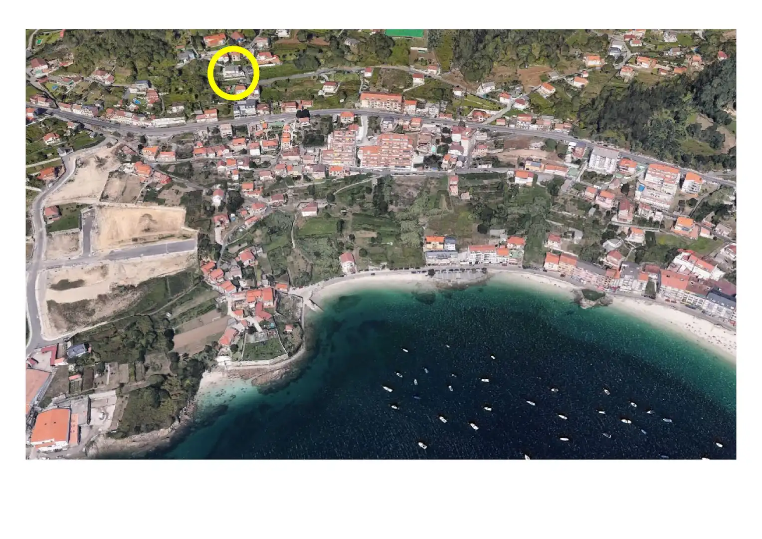 Vista exterior de Casa o chalet en venta en Sanxenxo con Calefacción, Jardín privado y Terraza