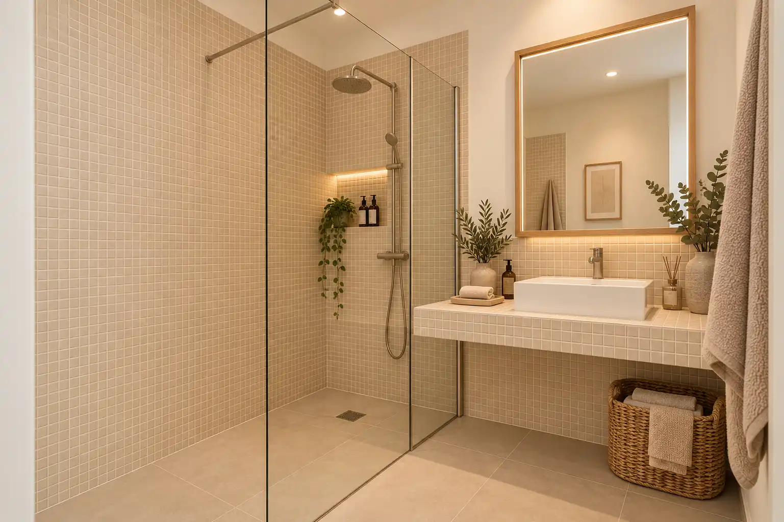 Baño de Dúplex en venta en Sant Pere de Ribes con Calefacción, Jardín privado y Piscina