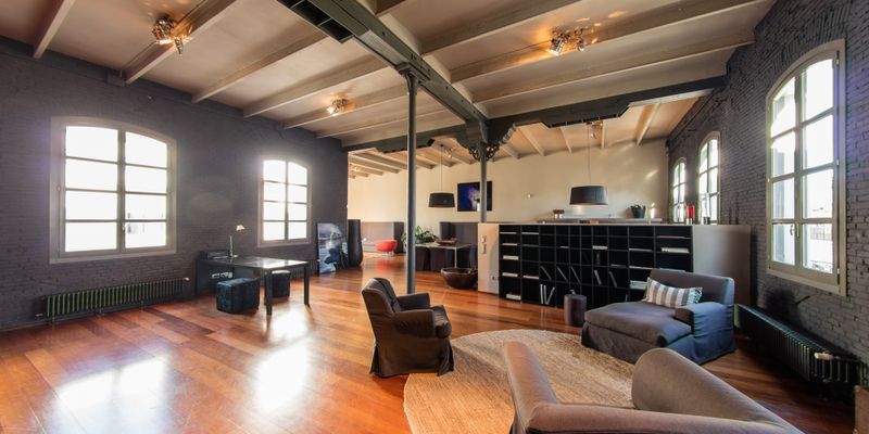 Living room of Flat for sale in Castellbisbal  with Air Conditioner, Terrace and Furnished