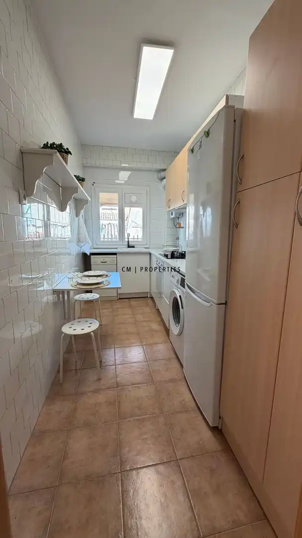 Kitchen of Flat for rent in Valencia  with Air Conditioner, Heating and Furnished