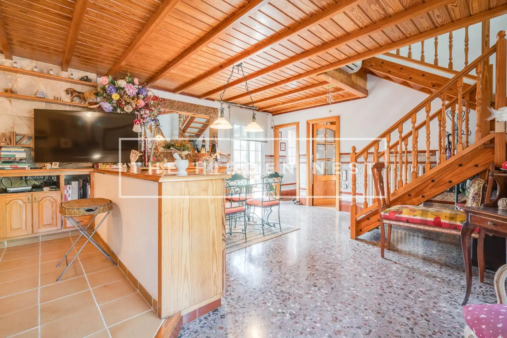 Cuina de Casa o xalet en venda en Rubí amb Aire condicionat, Jardí privat i Terrassa