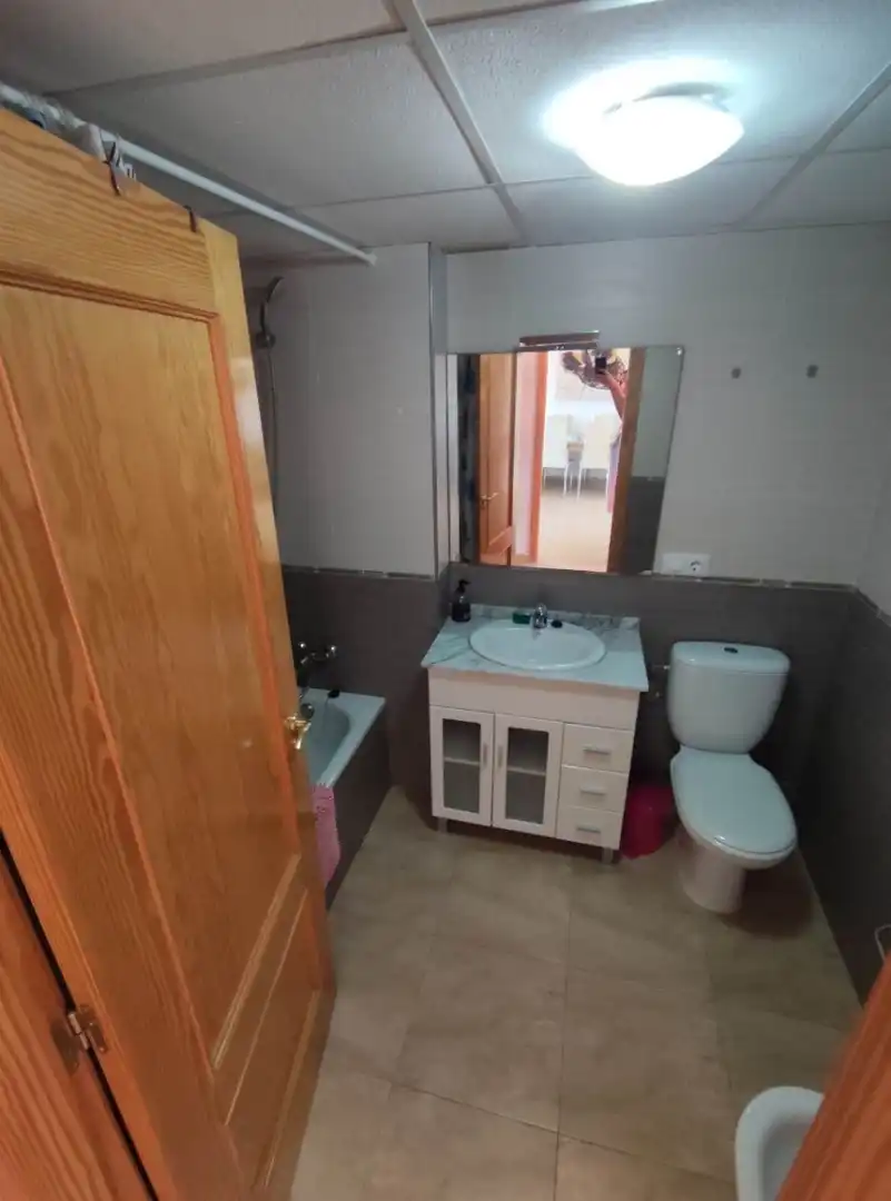 Bathroom of Apartments for rent in Cartagena  with Heating, Terrace and Swimming Pool