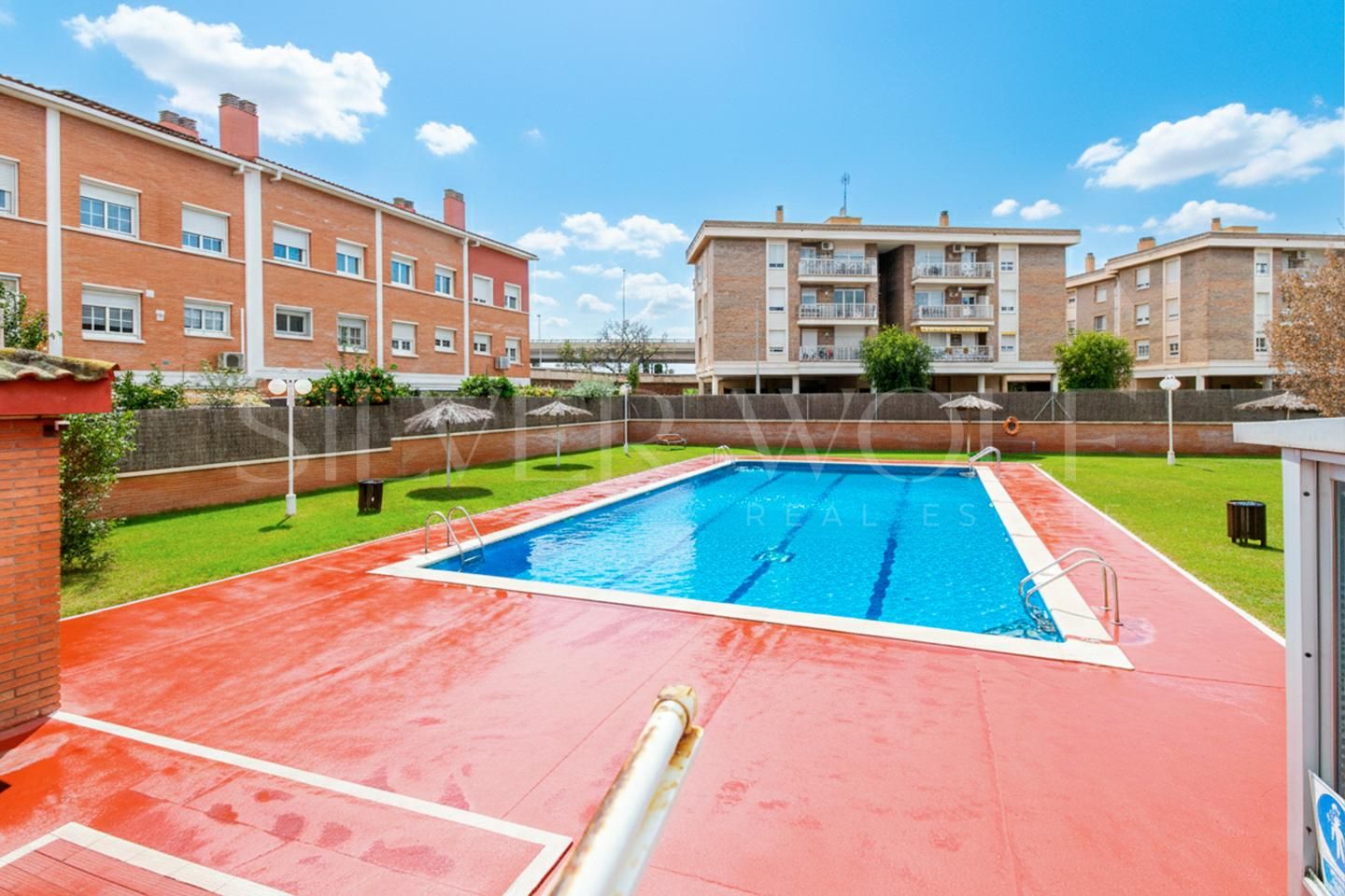 Swimming pool of Single-family semi-detached for sale in Gavà  with Air Conditioner, Heating and Private garden