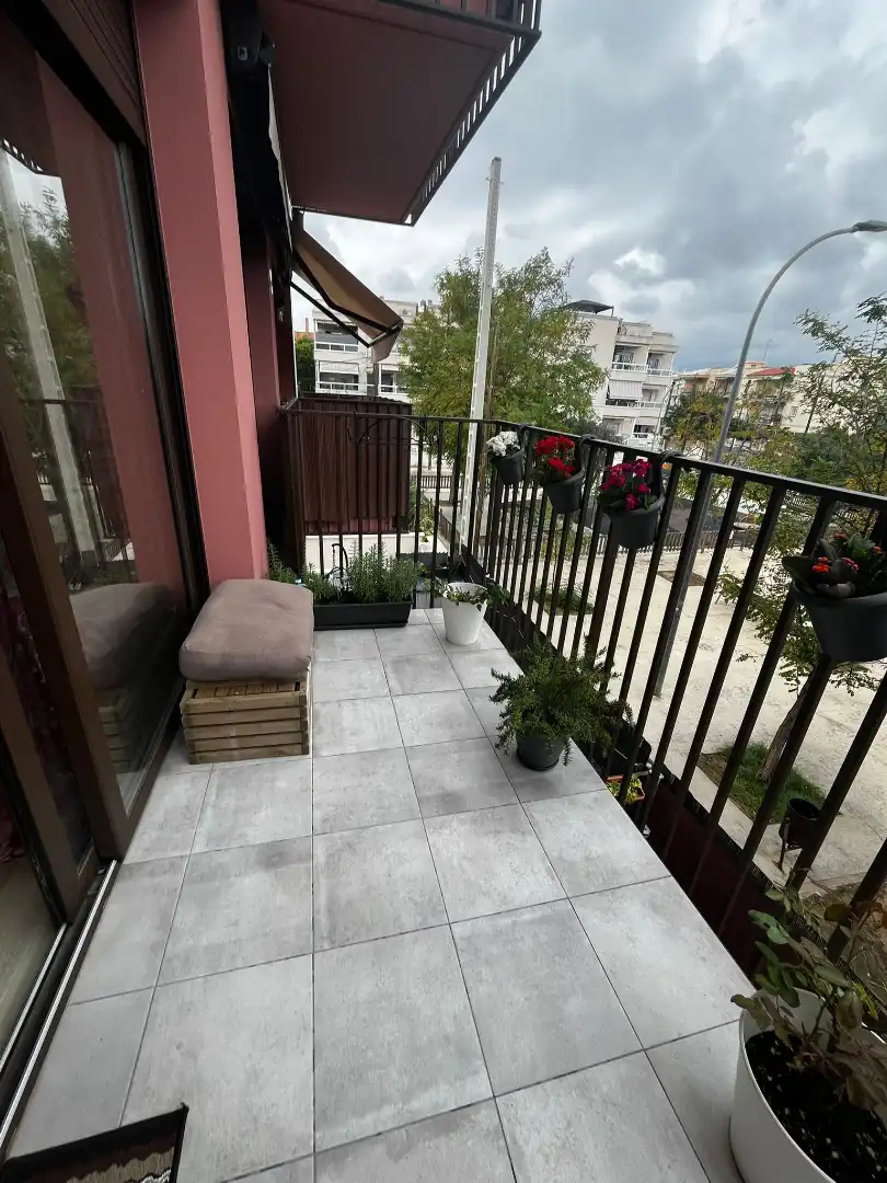 Balcony of Flat for sale in Cubelles  with Air Conditioner, Parquet flooring and Terrace