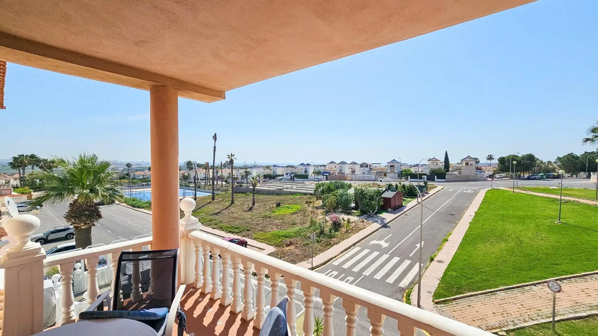 Balcony of Houses for sale in Orihuela  with Air Conditioner, Private garden and Swimming Pool