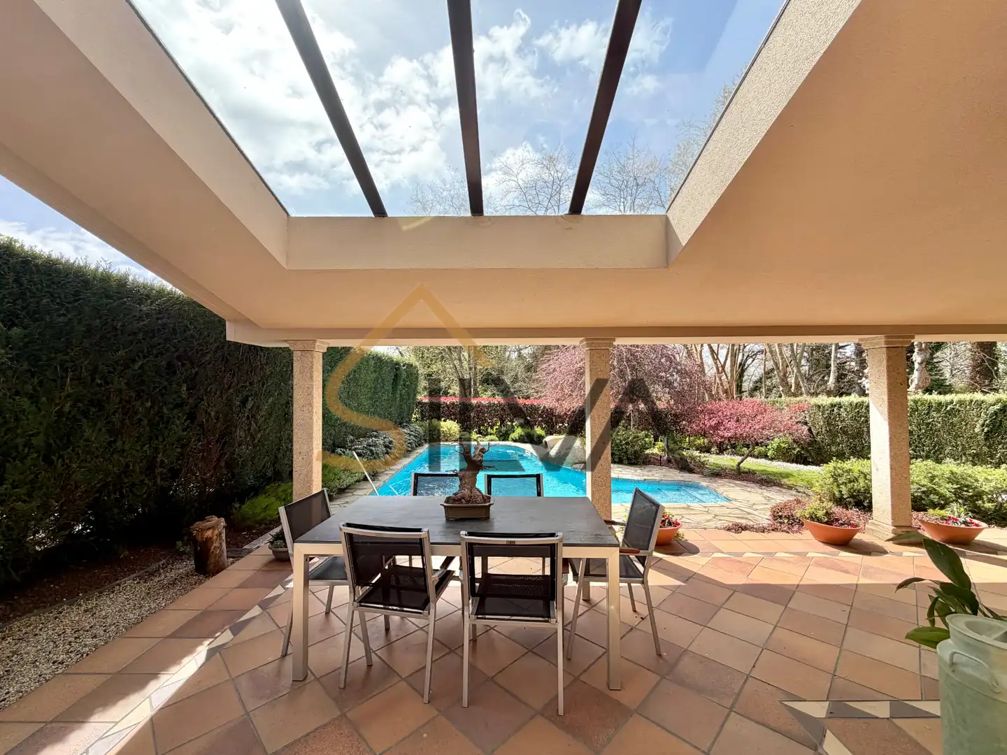 Terraza de Casa o chalet en venta en Oleiros con Calefacción, Jardín privado y Terraza