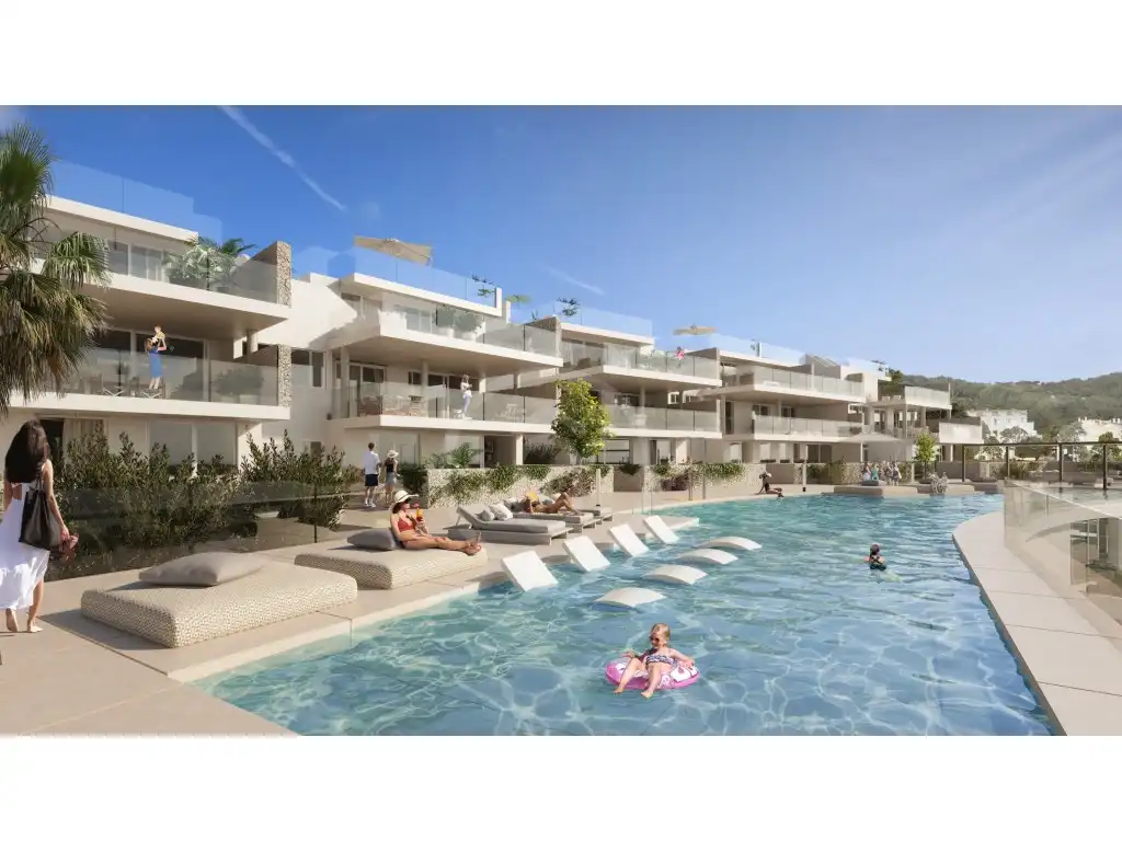 Schwimmbecken von Maisonette zum Verkauf in Es Mercadal