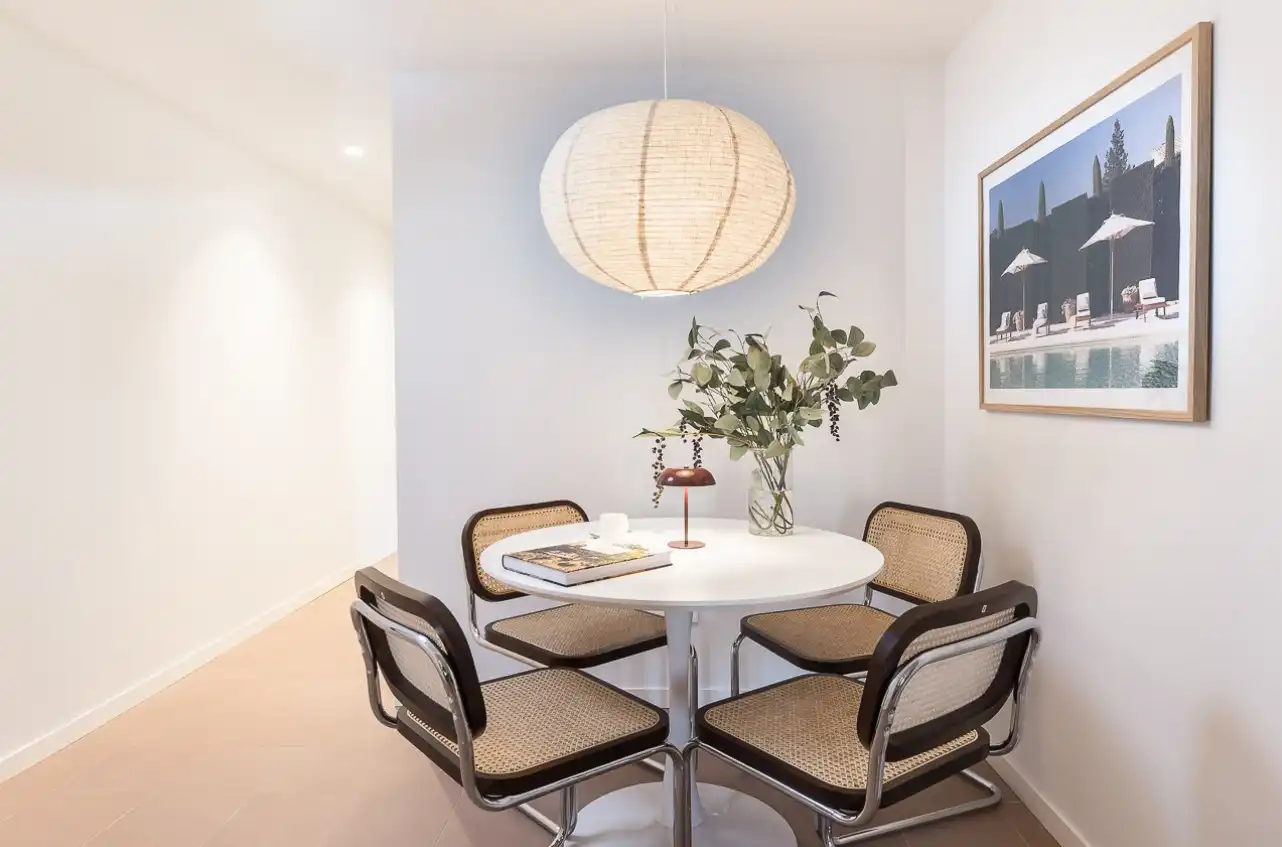 Dining room of Apartments for rent in Valencia  with Air Conditioner, Heating and Private garden