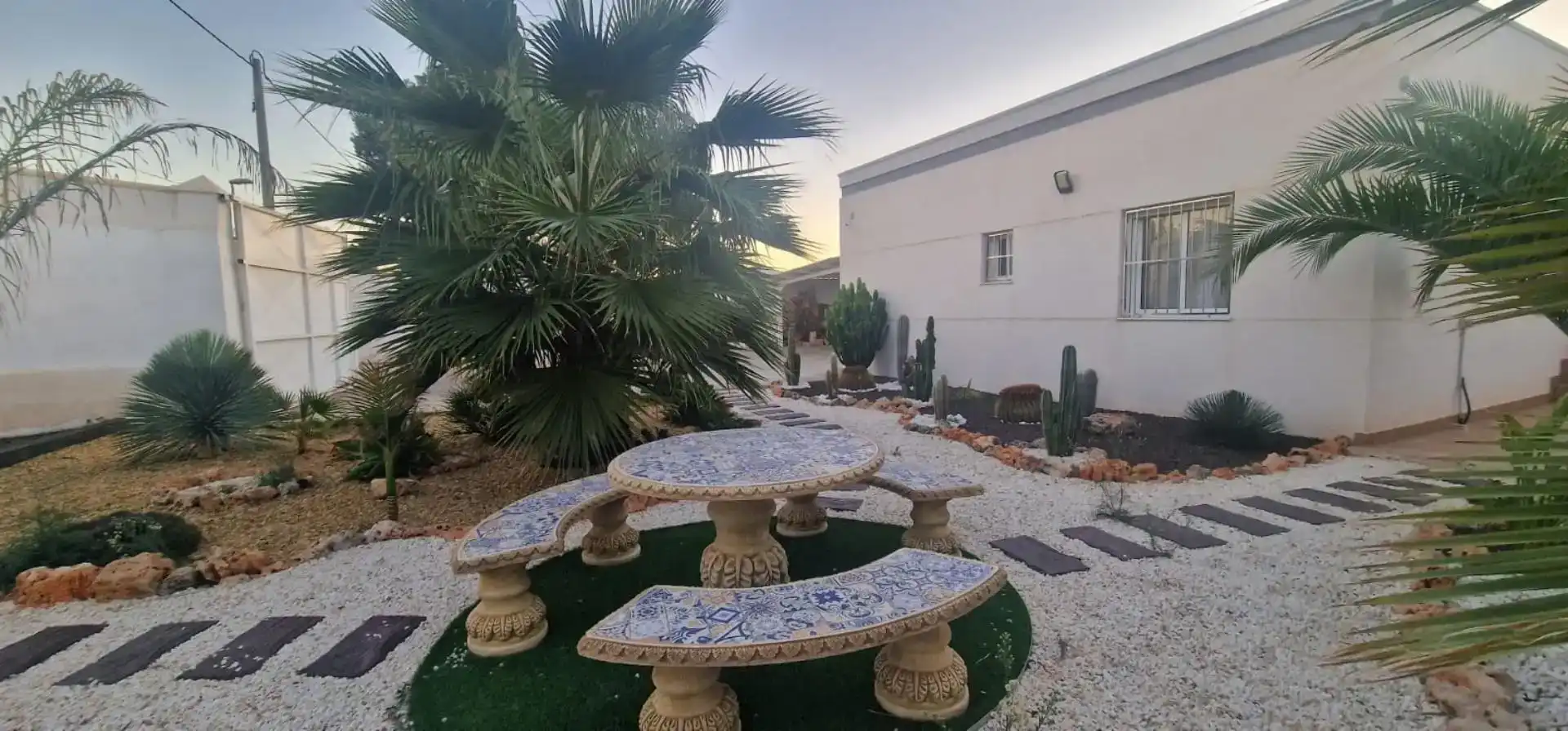 Terrassa de Casa o xalet en venda en Murcia amb Aire condicionat, Jardí privat i Piscina