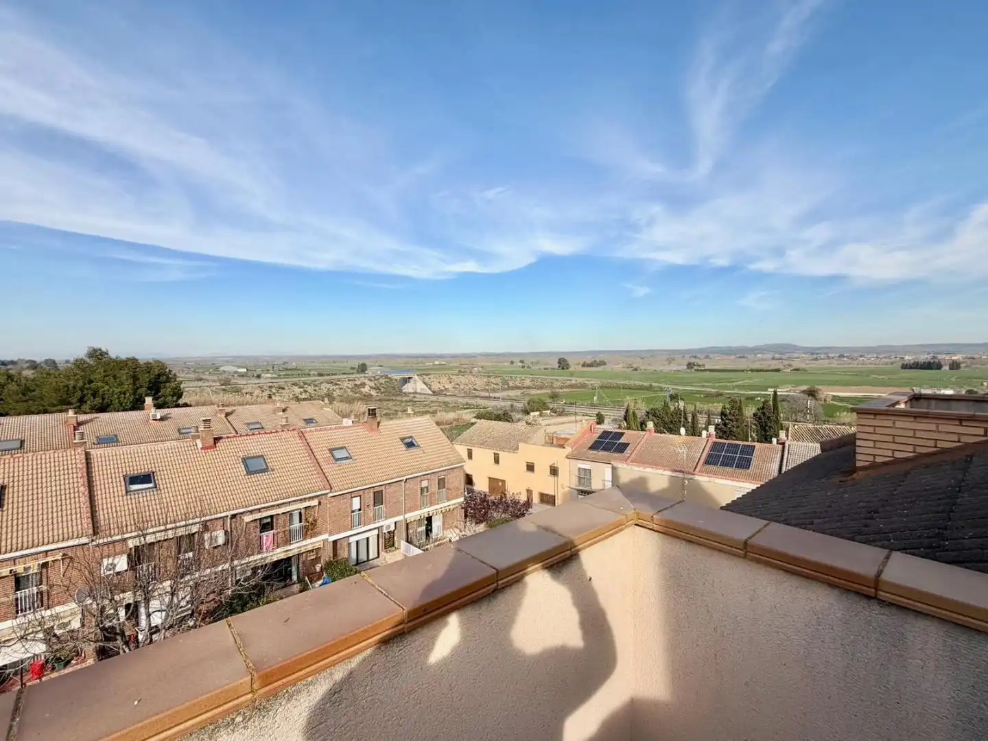 Vista exterior de Piso en venta en Villanueva de Gállego con Terraza, Trastero y Amueblado